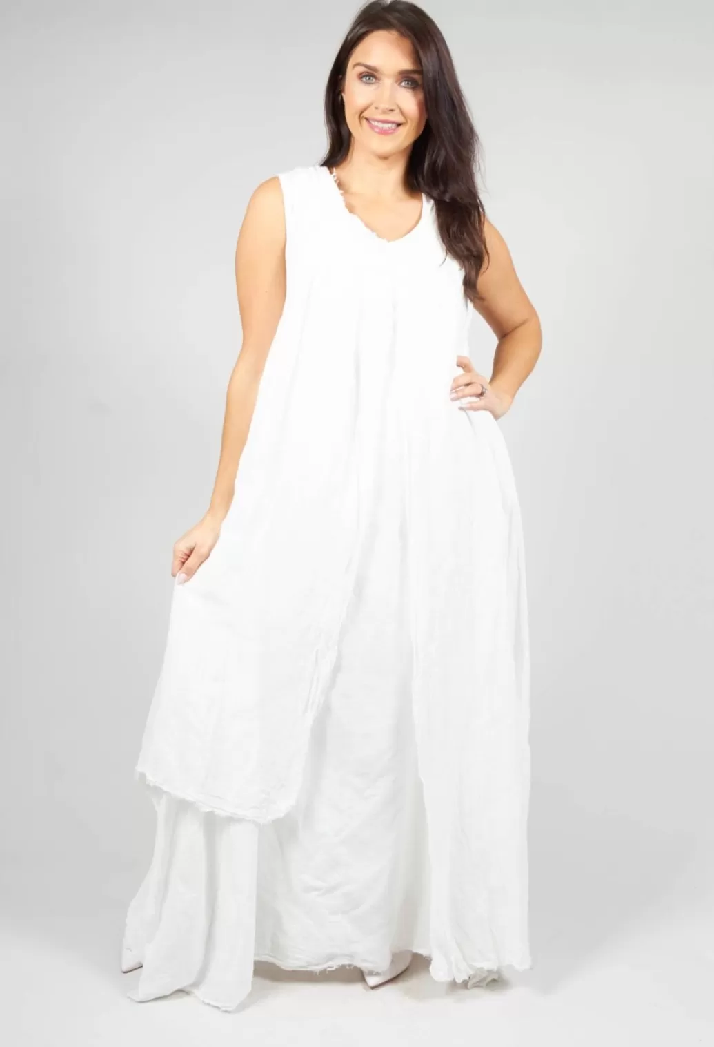 Dresses^Un-namable Abigail Sleeveless Dress In White