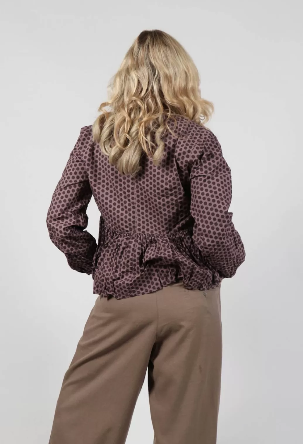Shirts & Blouses^Ewa I Walla Adelina Blouse In Dark Mauve
