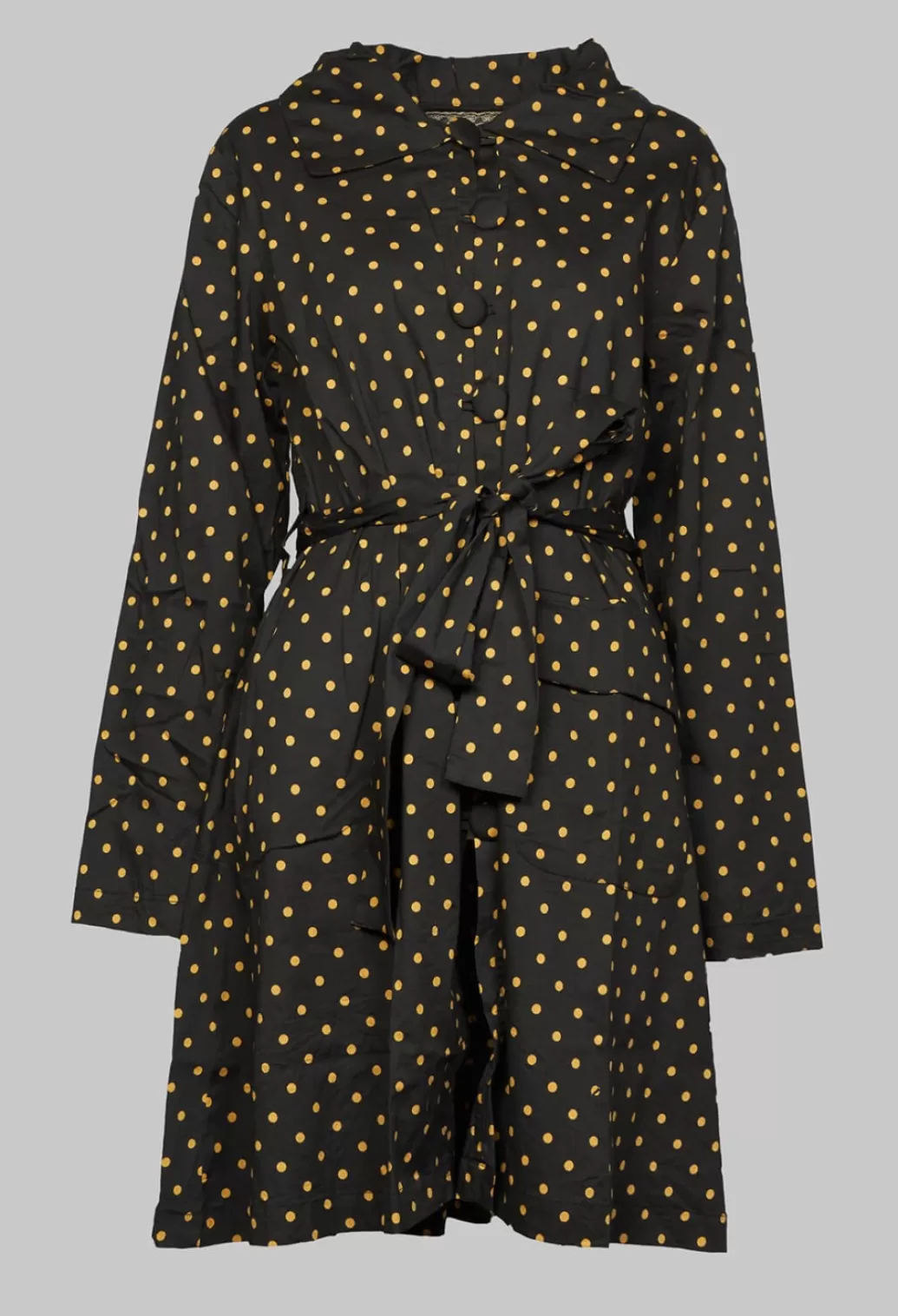 Coats^Les Ours Alane Coat In Large Spot Bronze