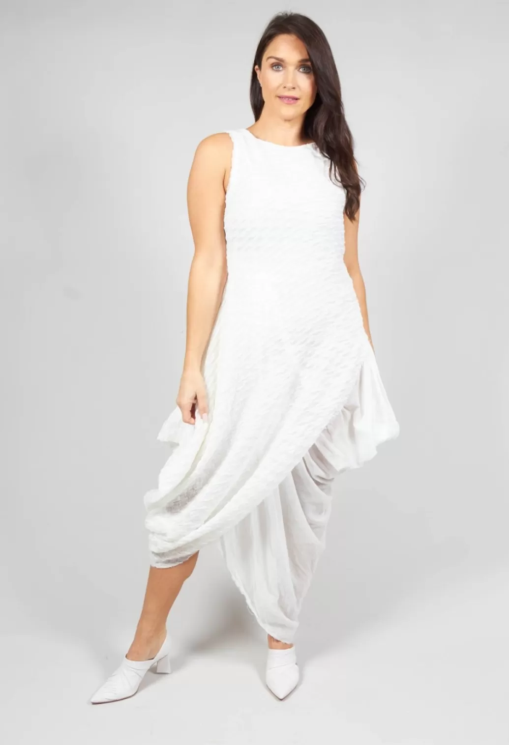 Dresses^Un-namable Bae Textured Dress In White