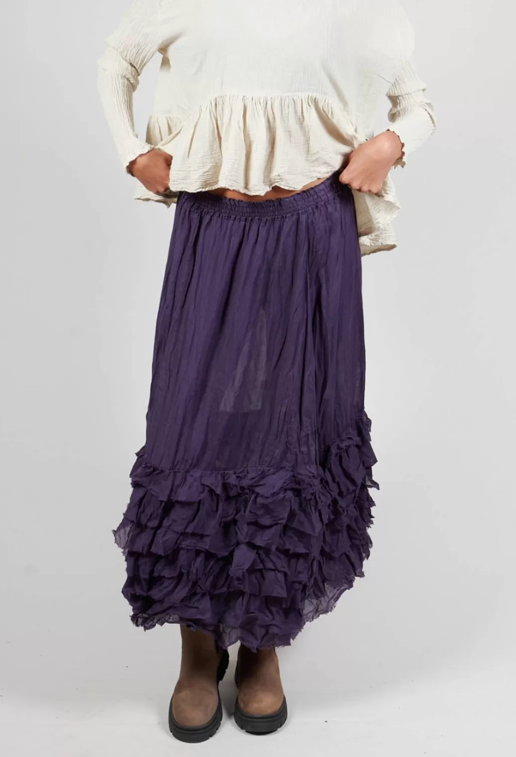 Skirts^Privatsachen Bakstraps Skirt In Eisenbahn Purple