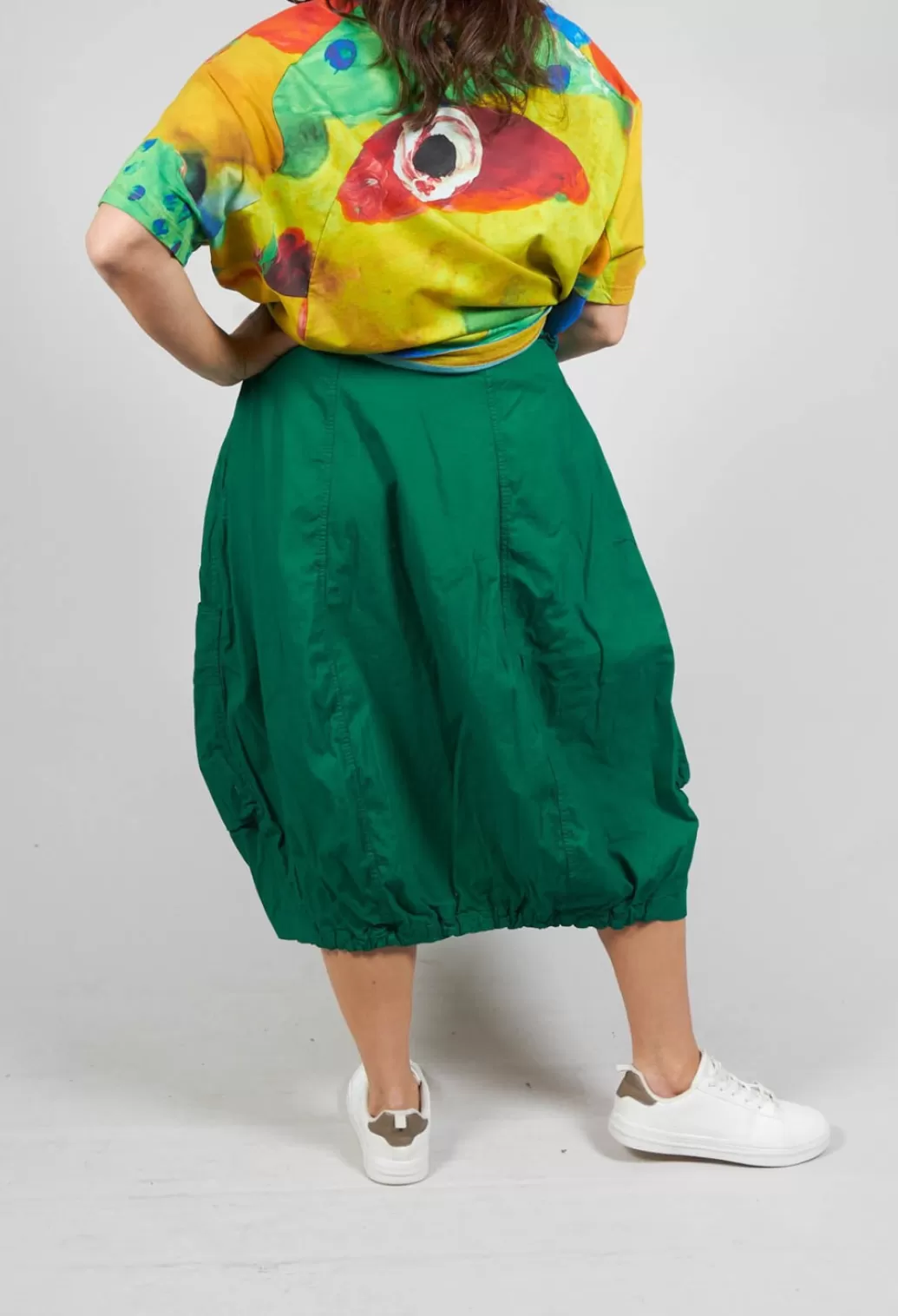 Skirts^Rundholz Dip Balloon Style Skirt With Drawstring In Green