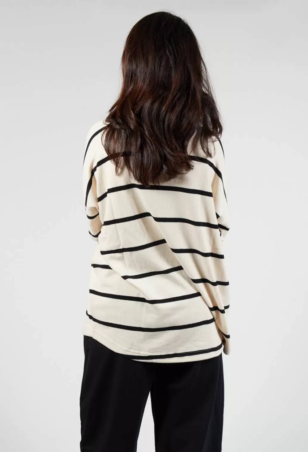 Jumpers^Mama B Bill Jumper In Nero Stripe