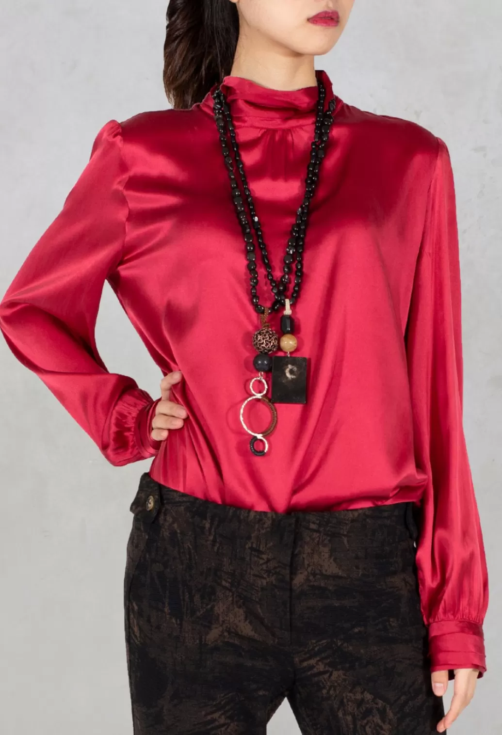 Shirts & Blouses^Maliparmi Blouse In Cremisi