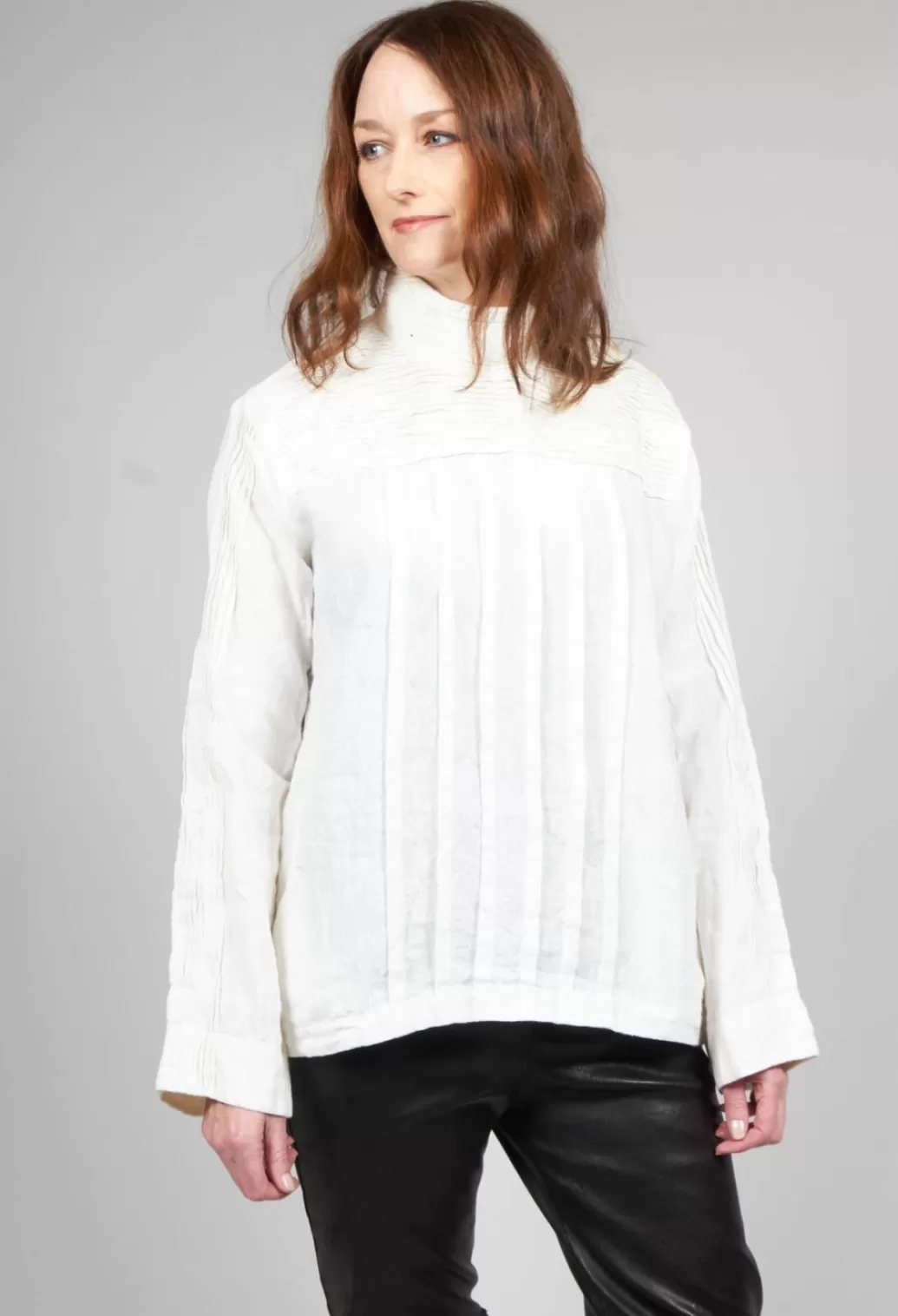 Shirts & Blouses^EastByEastWest Cary Pleated Shirt In Cream