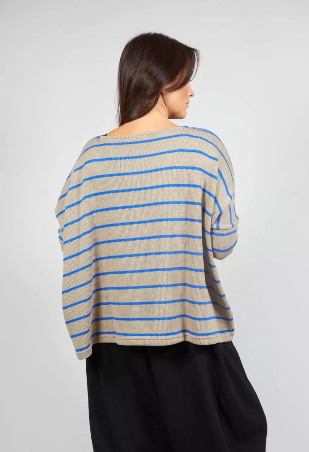 Jumpers^Mama B Choux Jumper In Riga Latte Officina Stripe