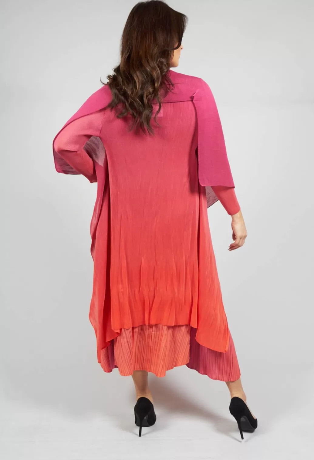 Coats^Alquema Collare Coat In Beet Flame