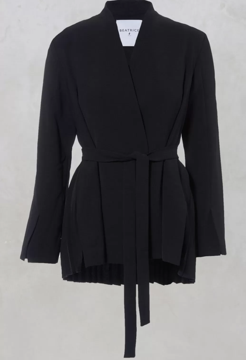 Jackets^Beatrice B Collarless Tailored Jacket In Navy