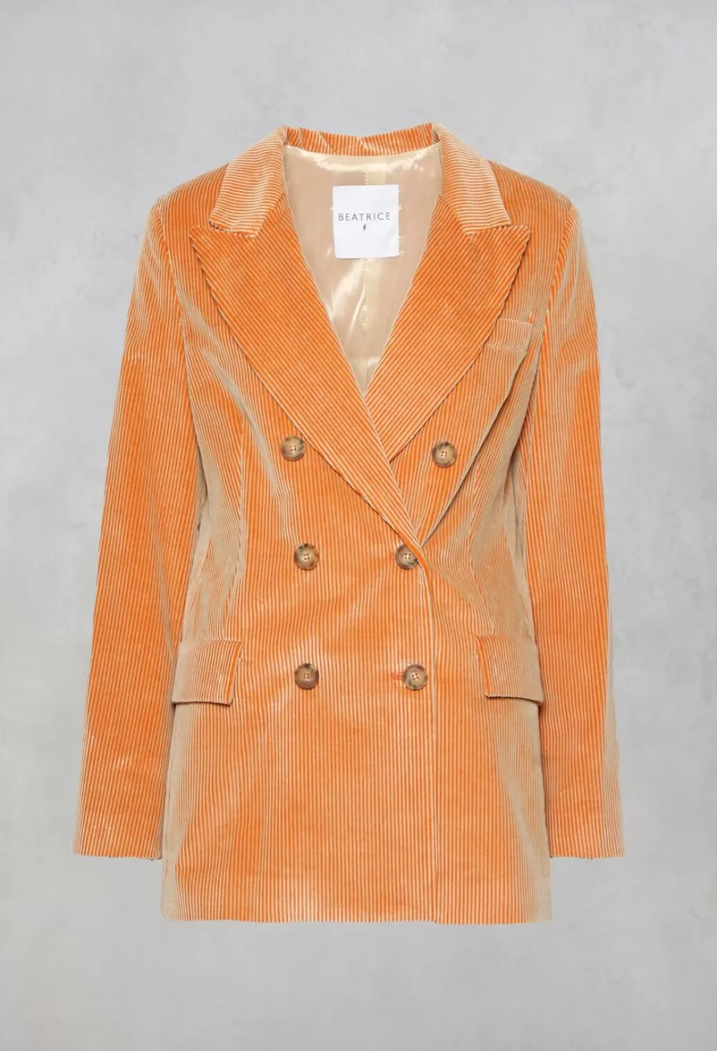 Jackets^Beatrice B Corduroy Jacket In Peach