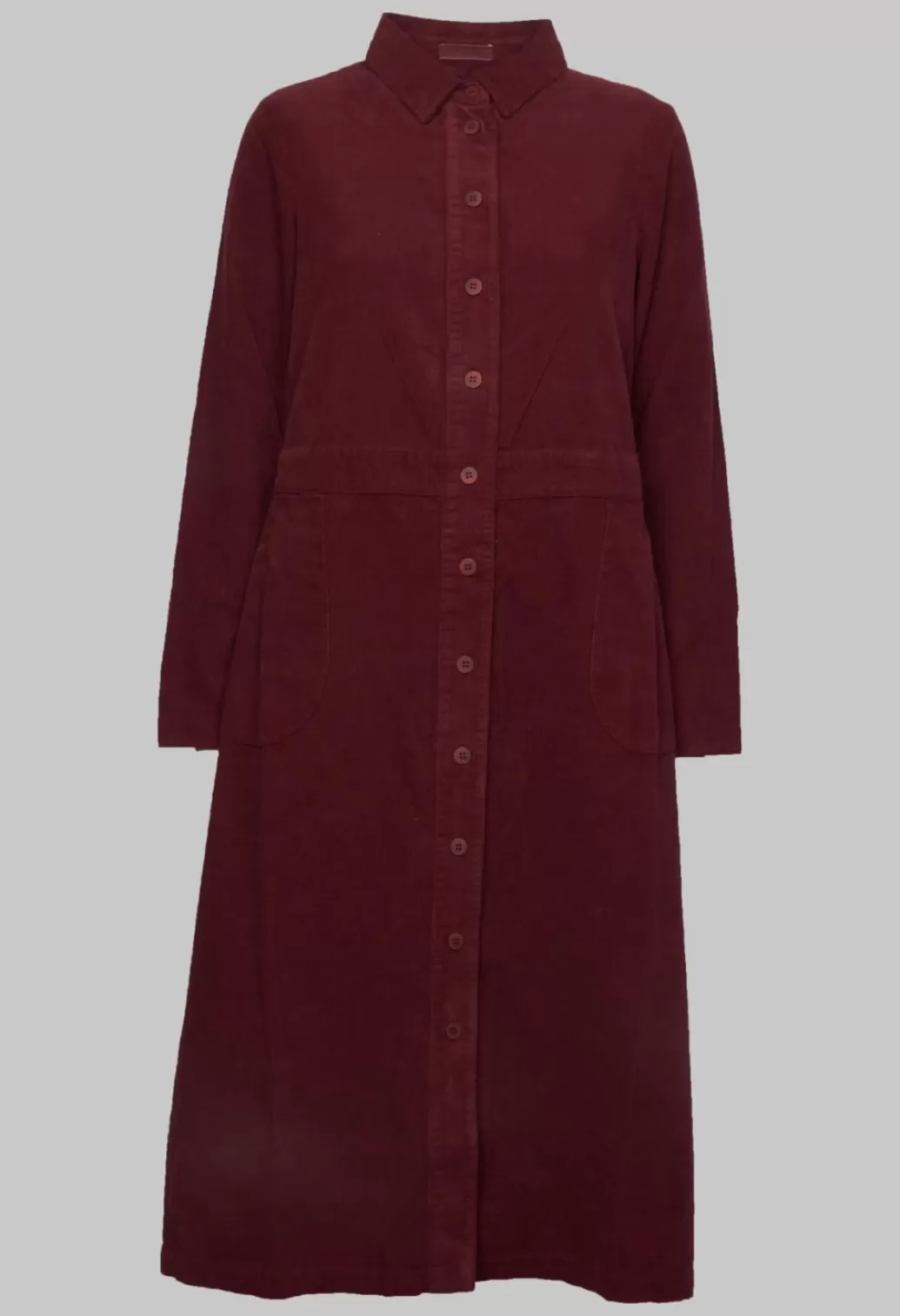 Dresses^Mes Soeurs & Moi Corduroy Shirt Dress In Prune