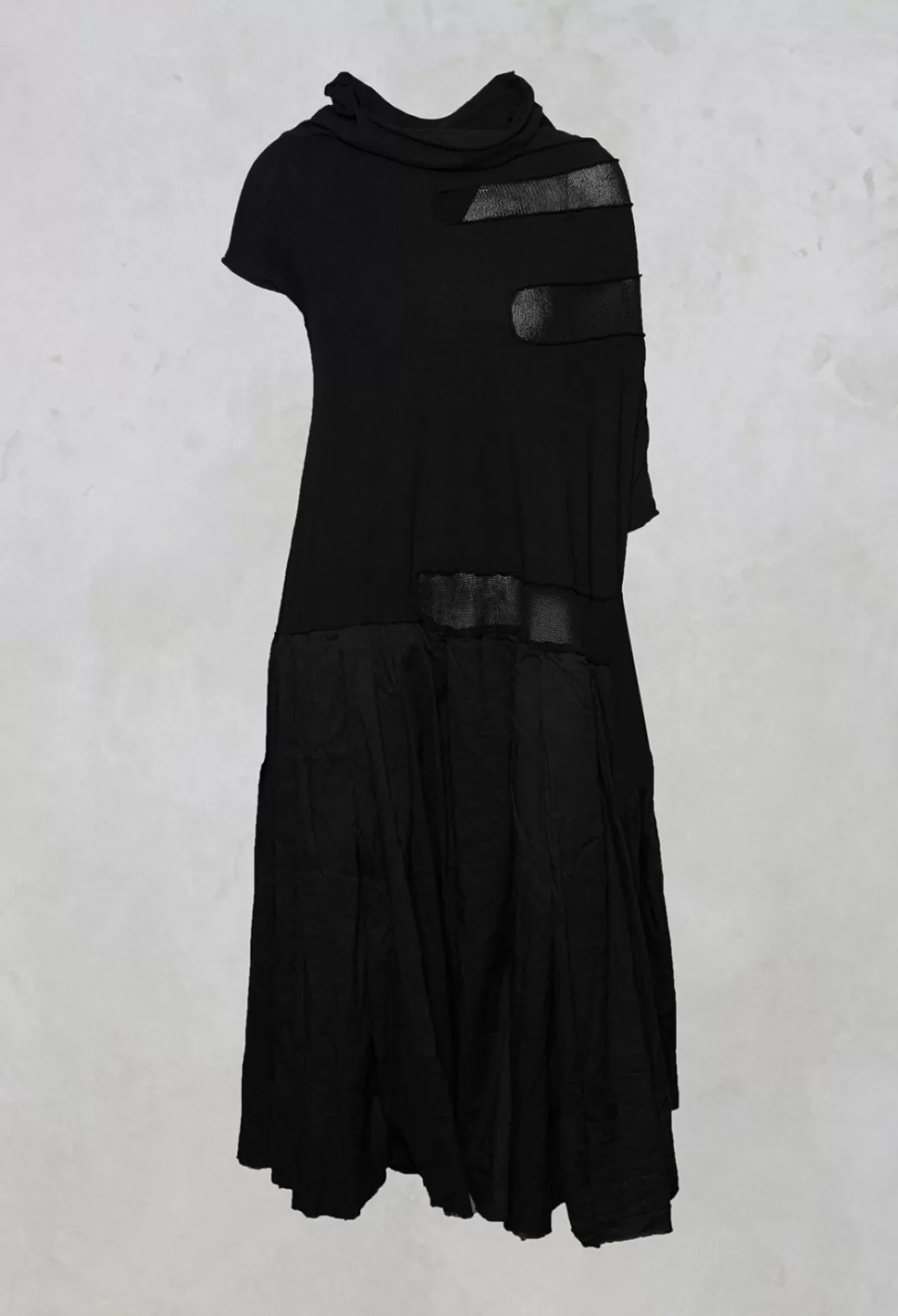 Dresses^Rundholz Dip Cowl Neck Midi Dress In Black