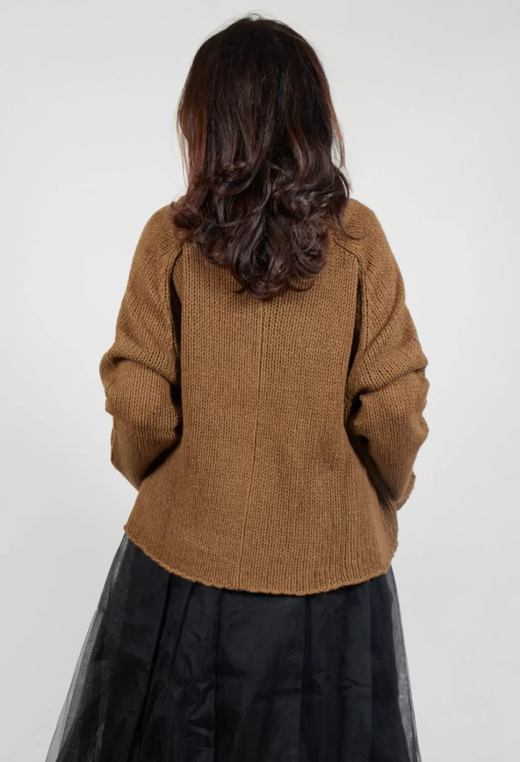 Jumpers^Rundholz Black Label Cropped High Neck Jumper In Bronze