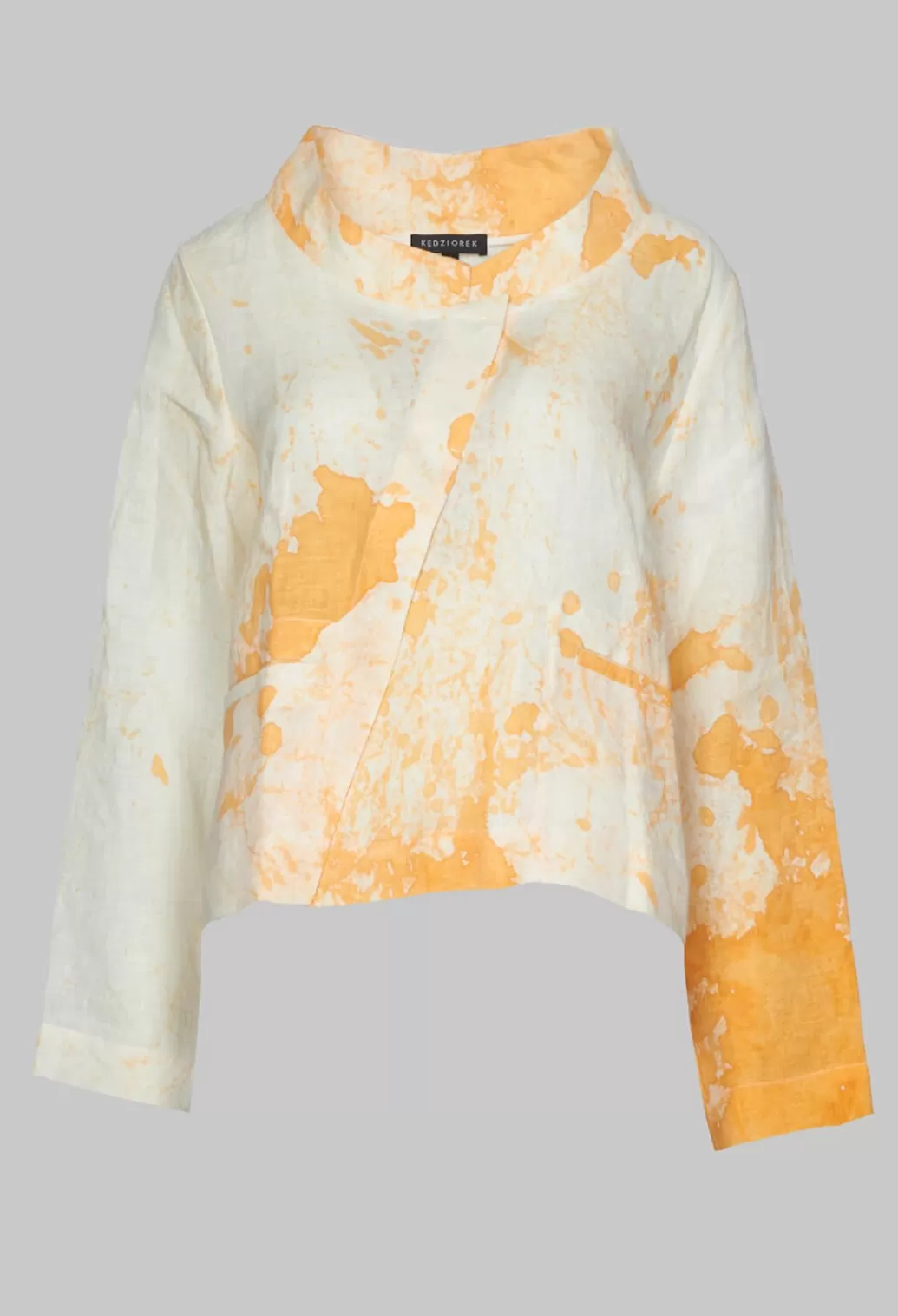 Jackets^Kedziorek Cropped Lightweight Jacket In Orange Dye