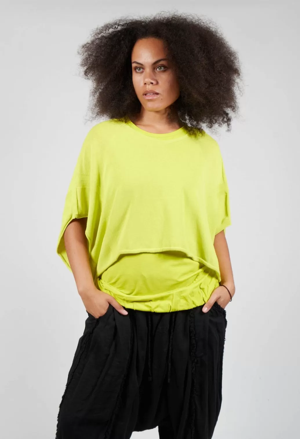 Jumpers^Rundholz Dip Cropped Loose Fit Top In Spring