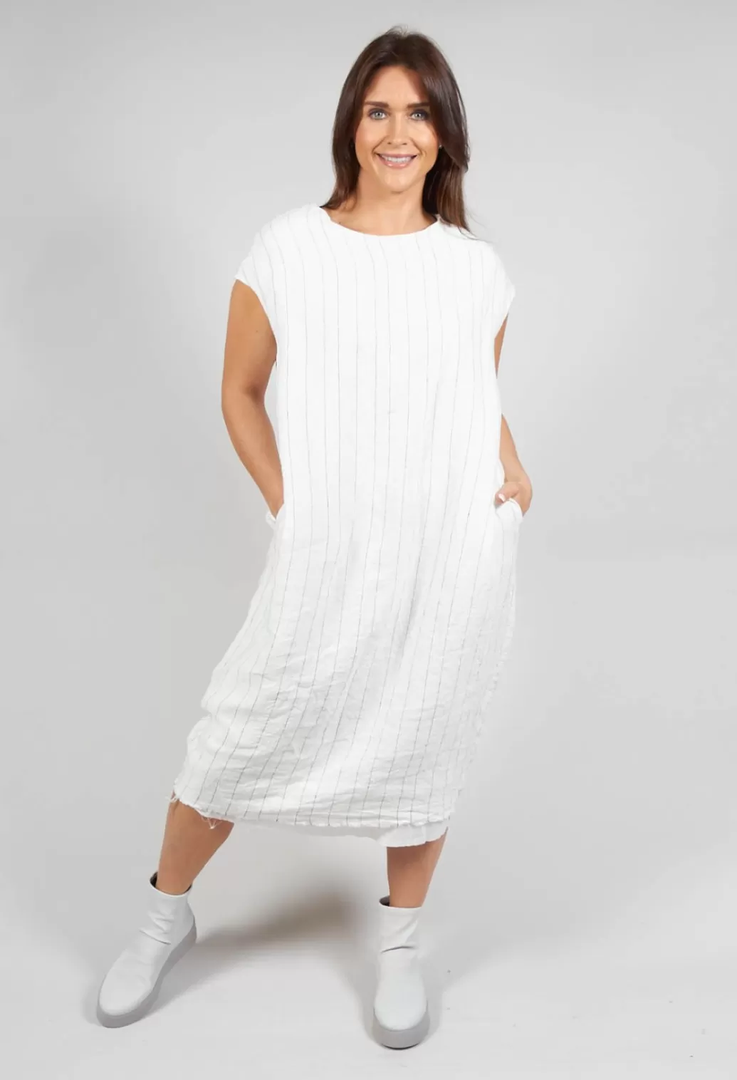 Dresses^Hannoh Wessel Daiana Dress In Natural Stripes