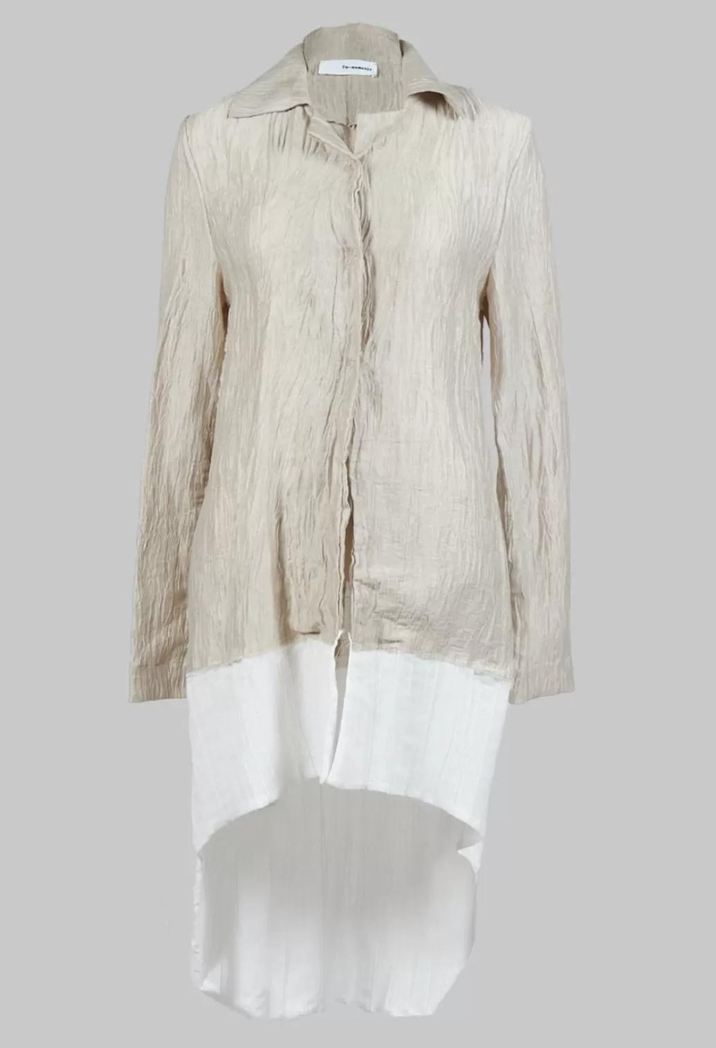 Coats^Un-namable Deva Coat With Contrasting Fabric In Beige