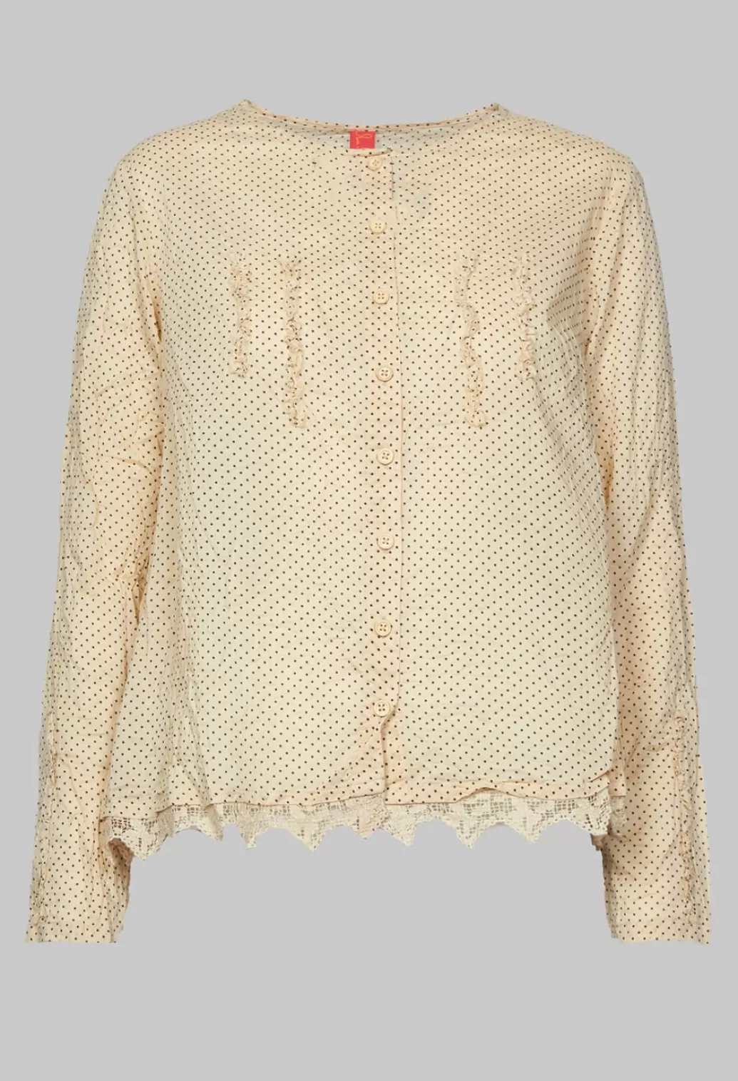 Shirts & Blouses^Ewa I Walla Dot Voile Kajsa Blouse In Beige