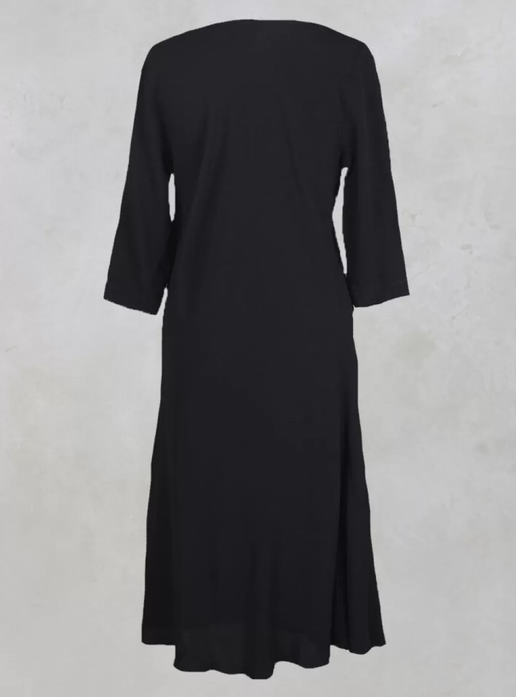 Dresses^Out of Xile Drape Front Dress In Black