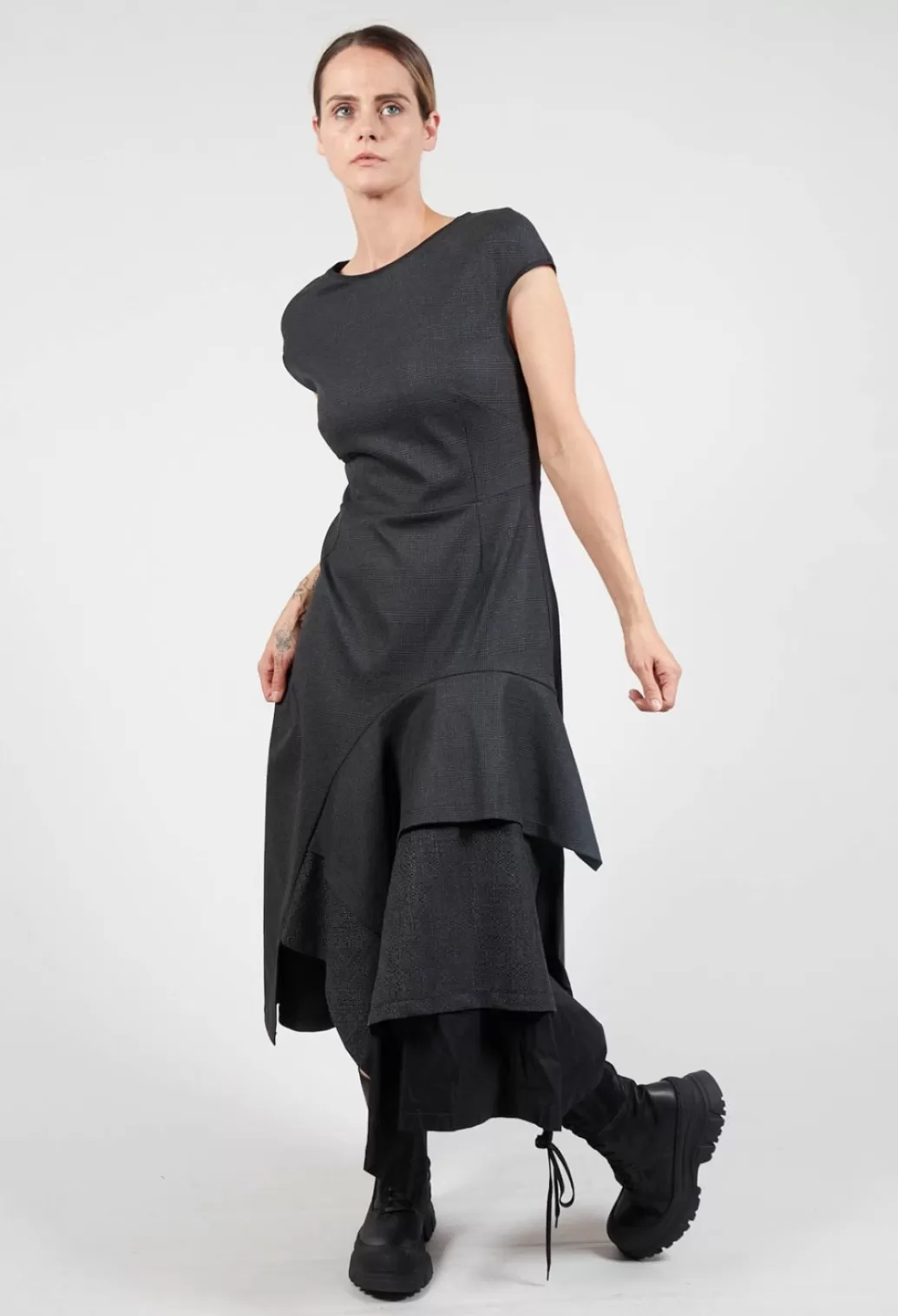 Dresses^Xenia Design Dress Beca In Grey Black