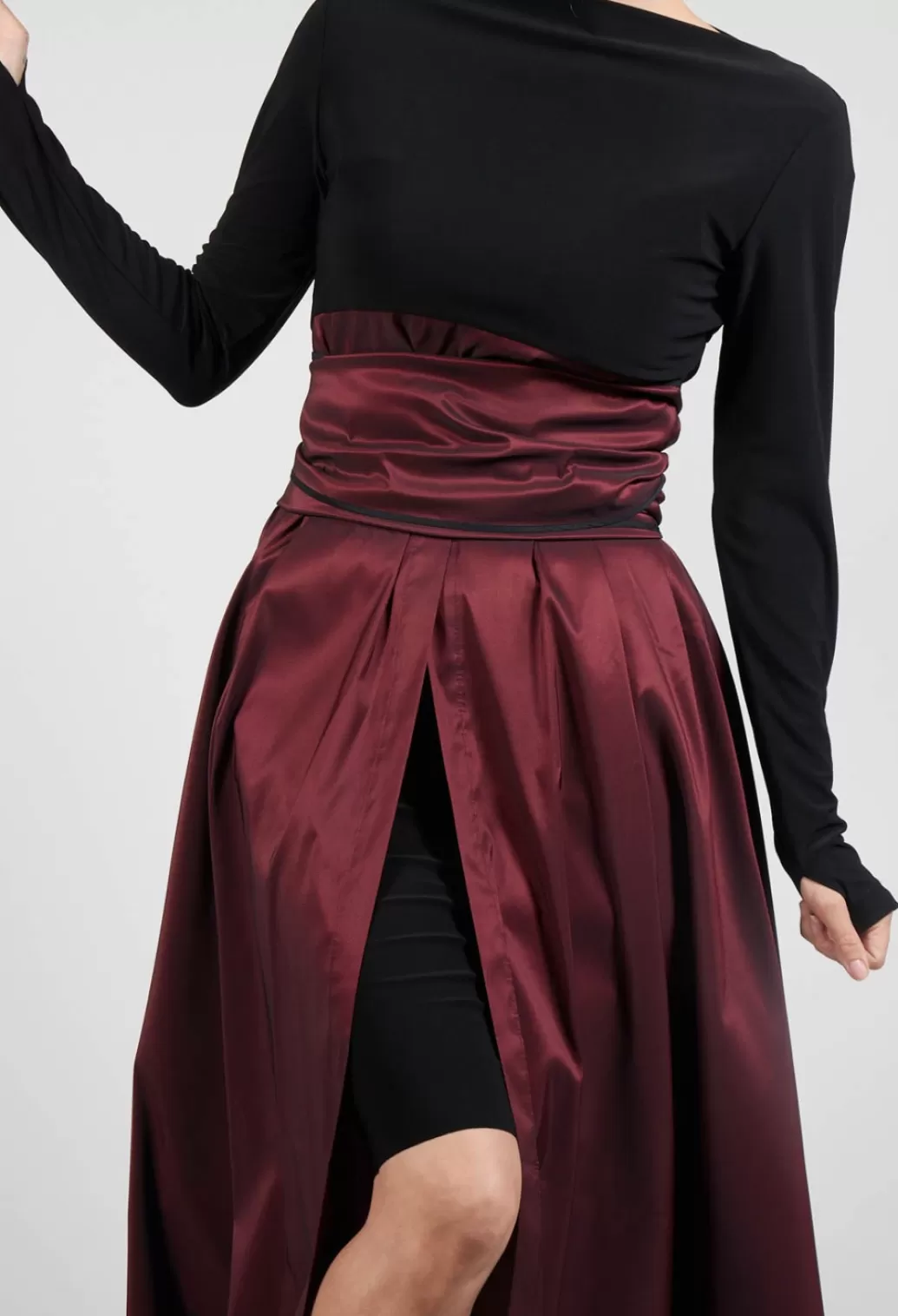 Dresses^Xenia Design Dress Kivi2 In Black Burgundy