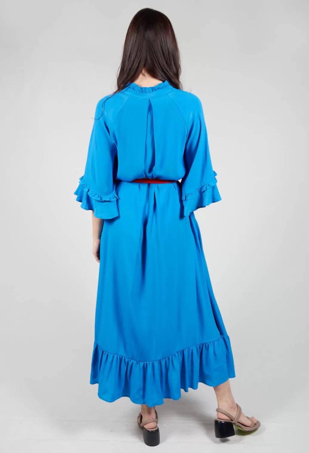 Dresses^Beatrice B Dress With Contrasting Belt In Supersonic Blue