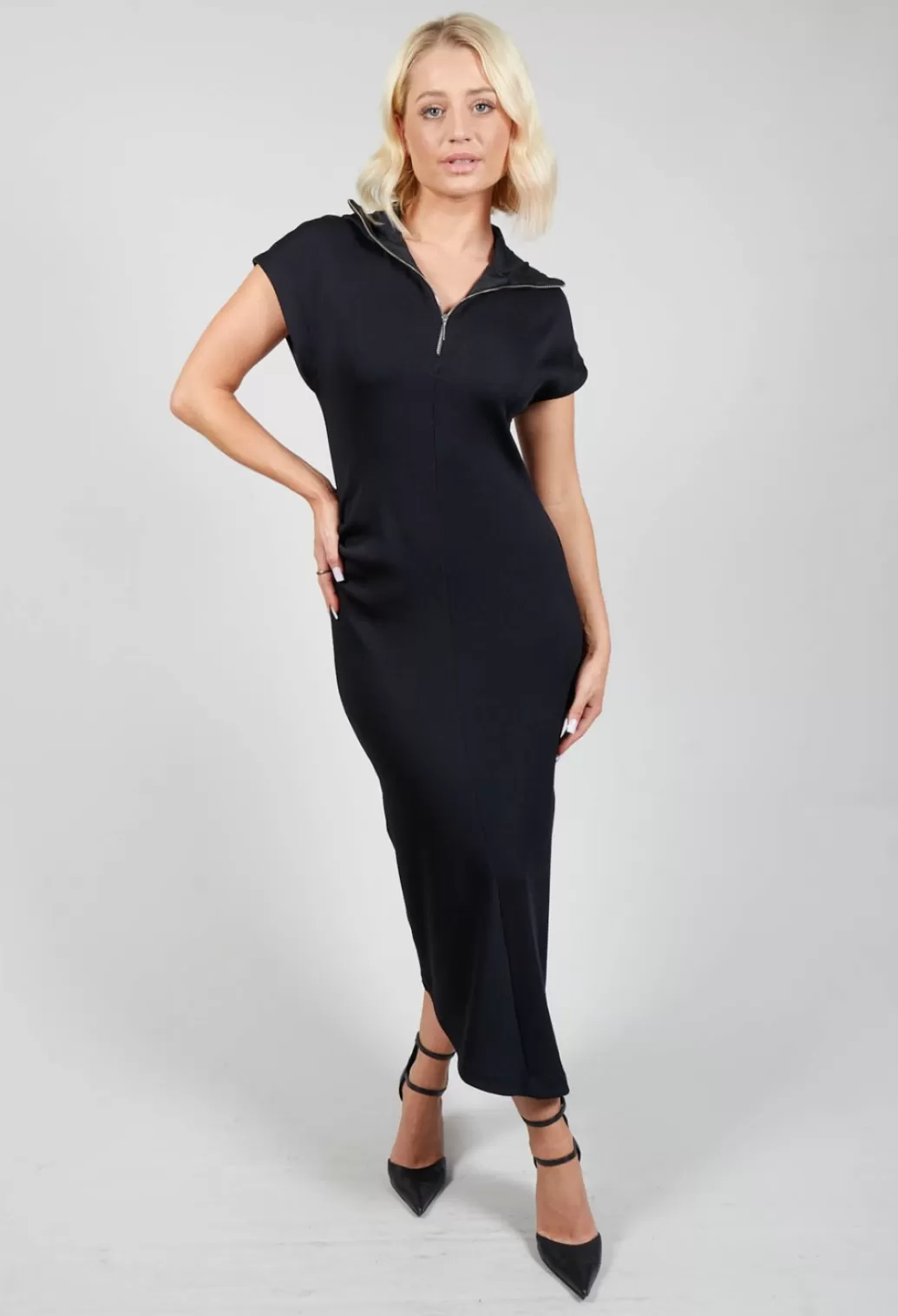 Dresses^Malloni Edera Jersey In Nero