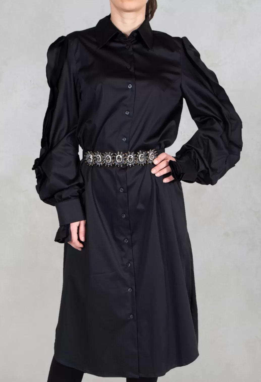 Dresses^BALOSSA Elea Shirt Dress In Black