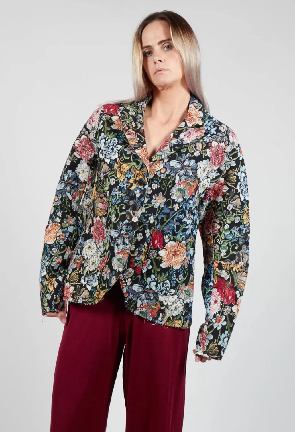 Jackets^Marc Point Embroidered Blazer In Multicolour