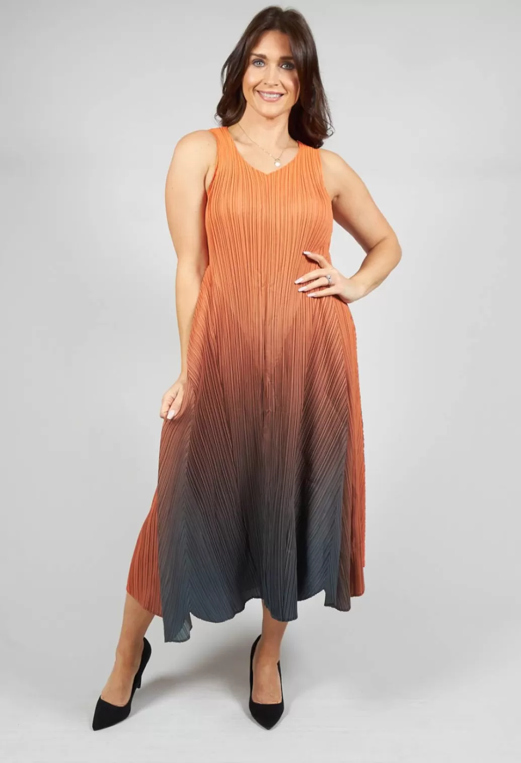 Dresses^Alquema Estrella Dress In Tangerine Shadow