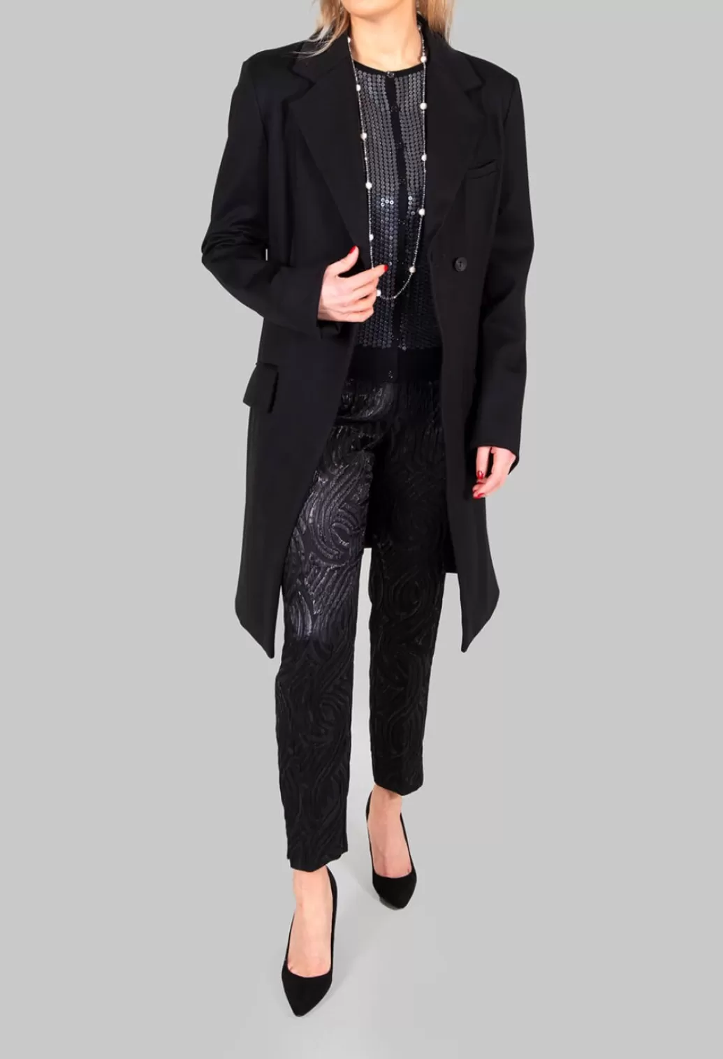 Jackets^Nostra Santissima Extra Longline Jacket In Black