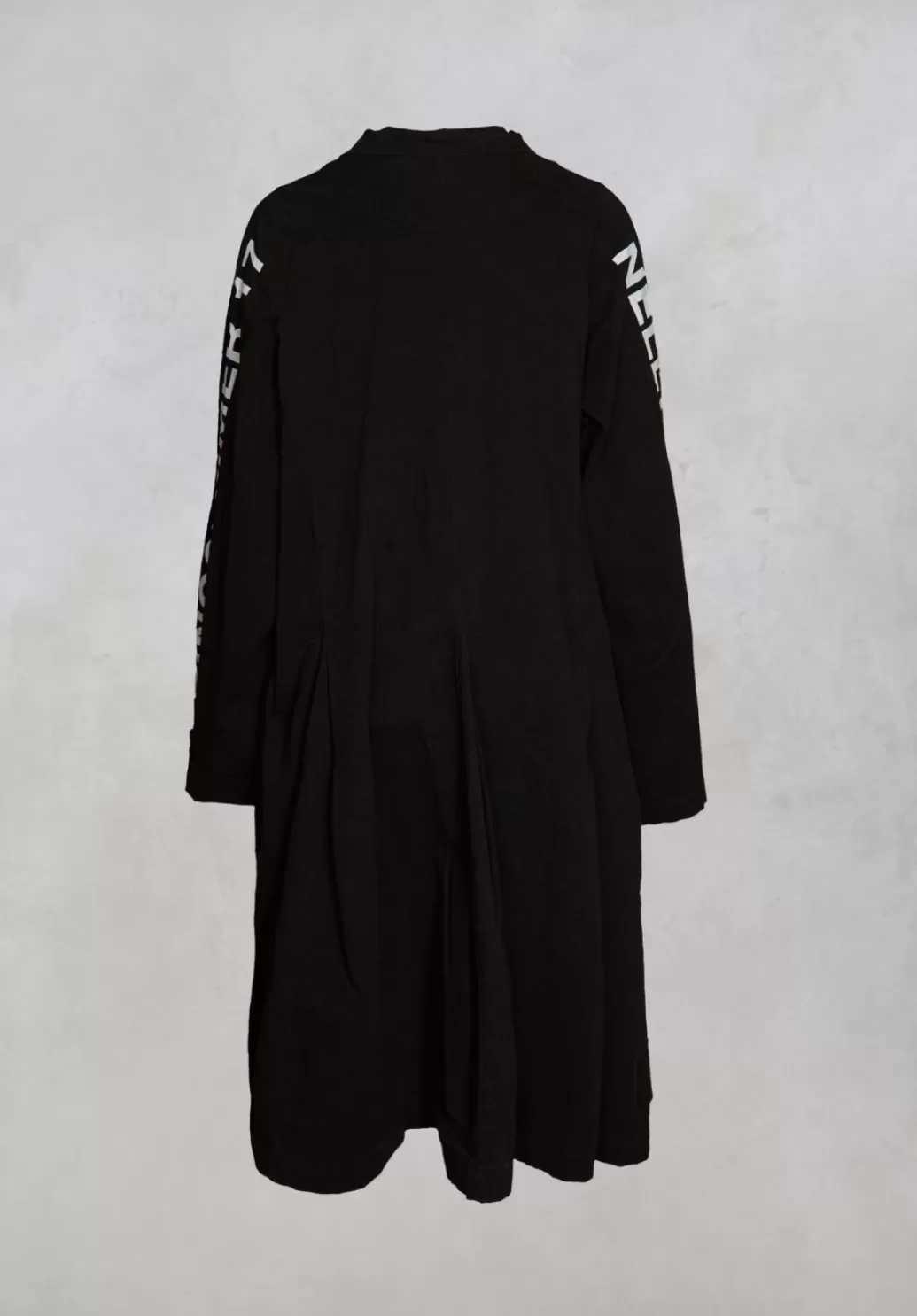 Coats^NELLY JOHANSSON Fatima Coat With Text In Black Printed