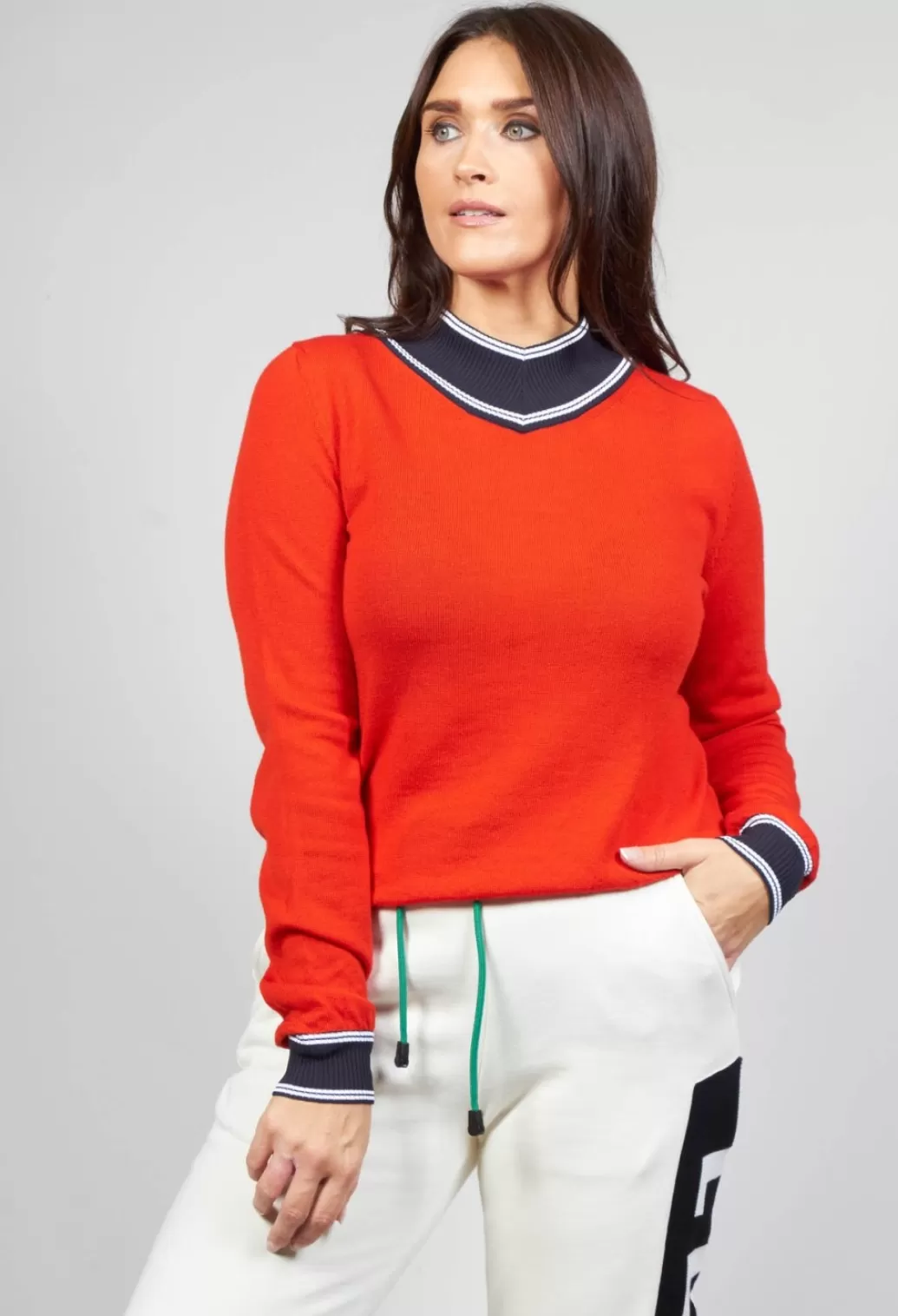 Knitwear^Malloni Fine Knit Jumper In Pirite Orange