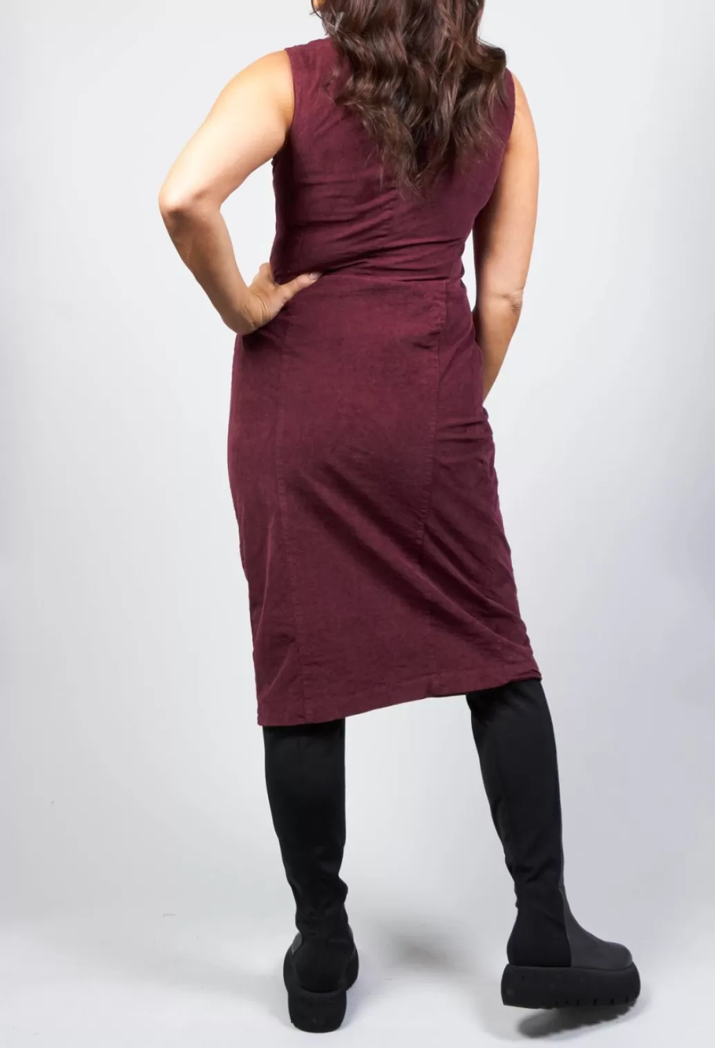 Dresses^Rundholz Black Label Fitted Sleeveless Midi Dress In Wine