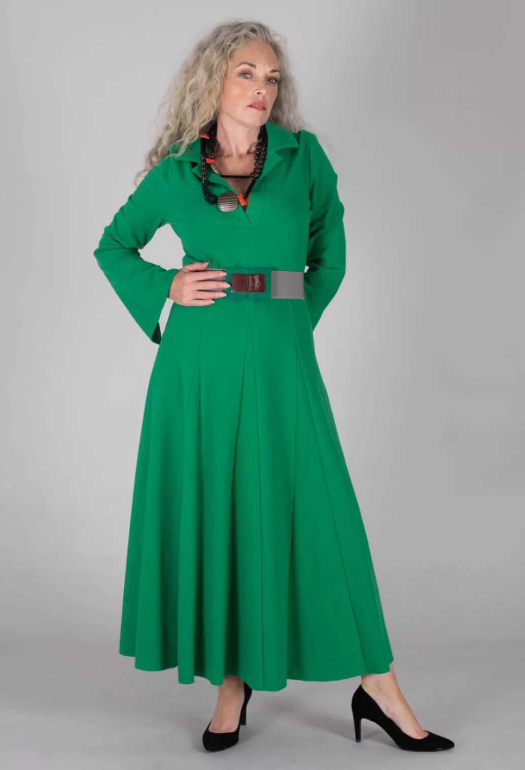 Dresses^Beatrice B Fleece Maxi Dress In Kiwi