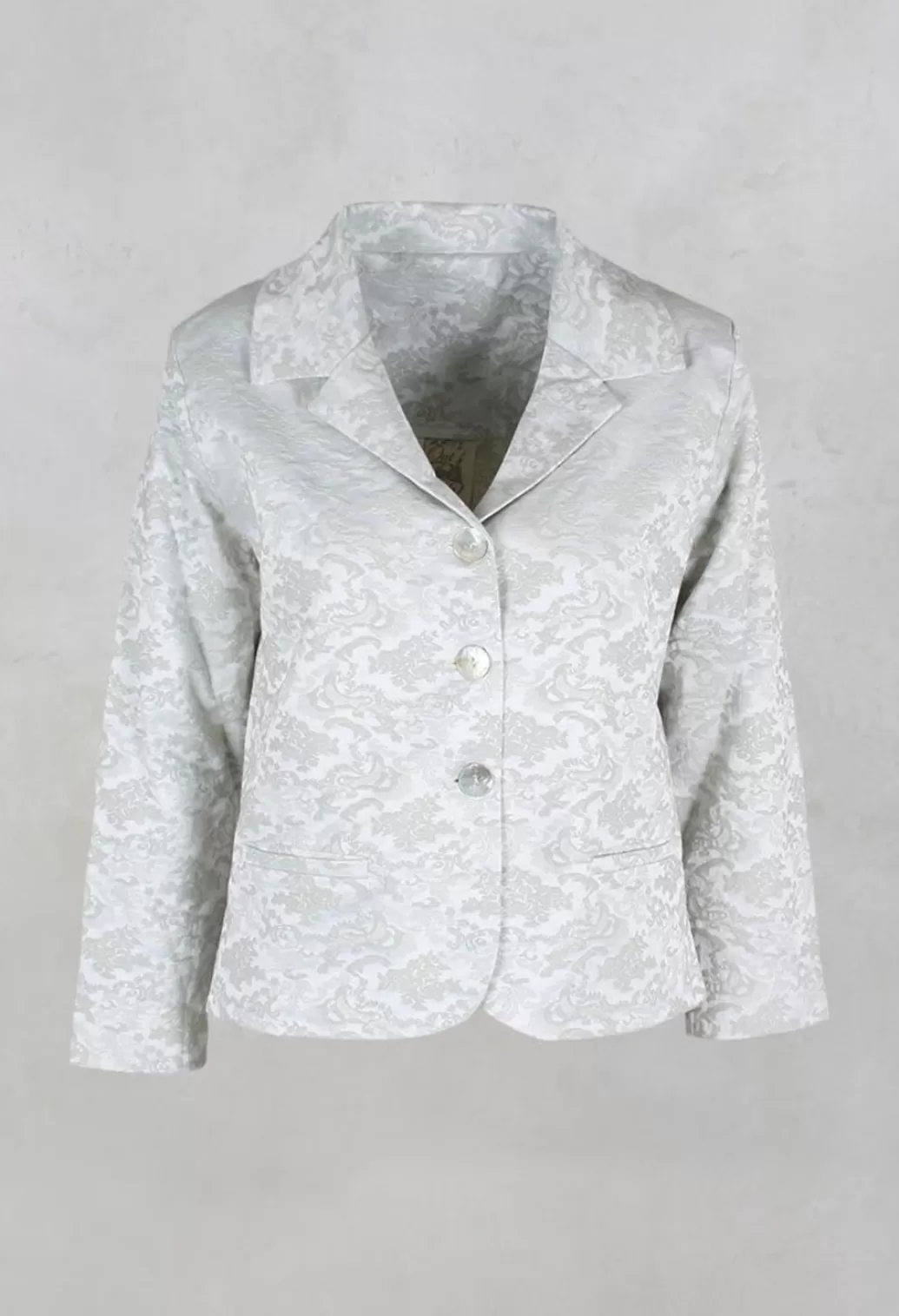 Jackets^Out of Xile Floral Jacquard Jacket In Mint