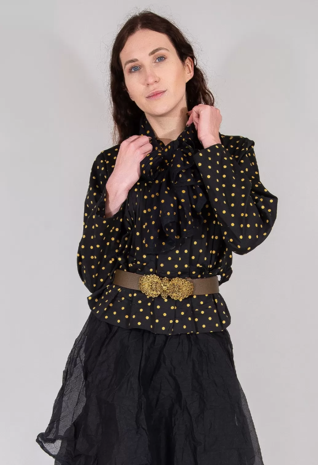 Jackets^Les Ours Florie Jacket In Large Spot Bronze