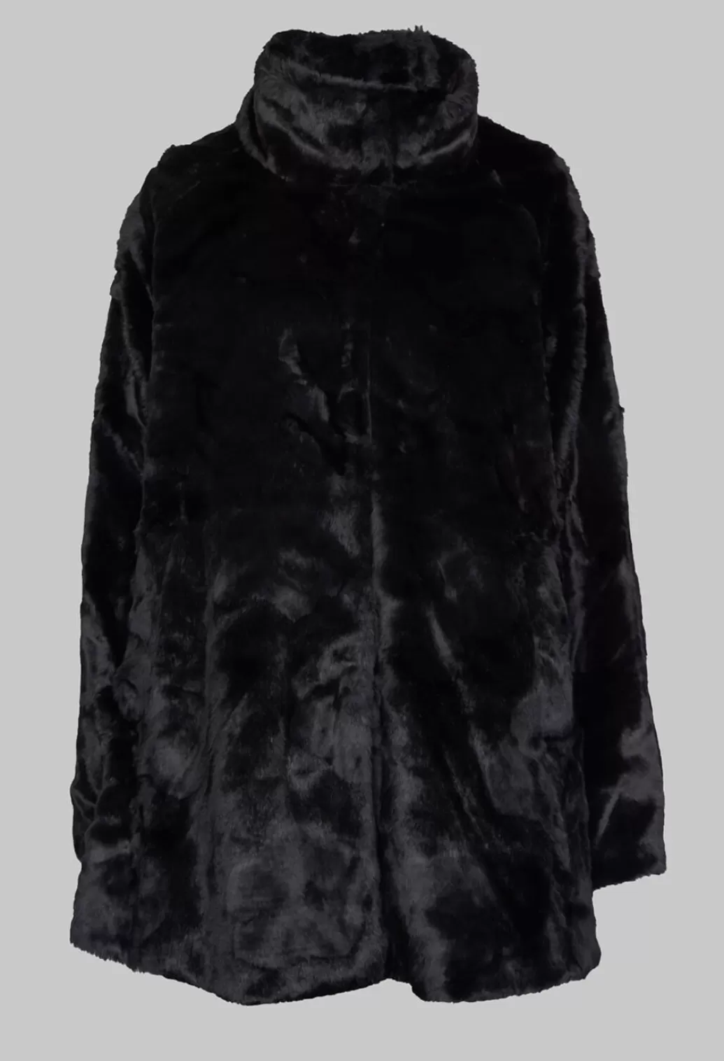 Jackets^Rundholz Black Label Funnel Neck Faux Fur Jacket In Black