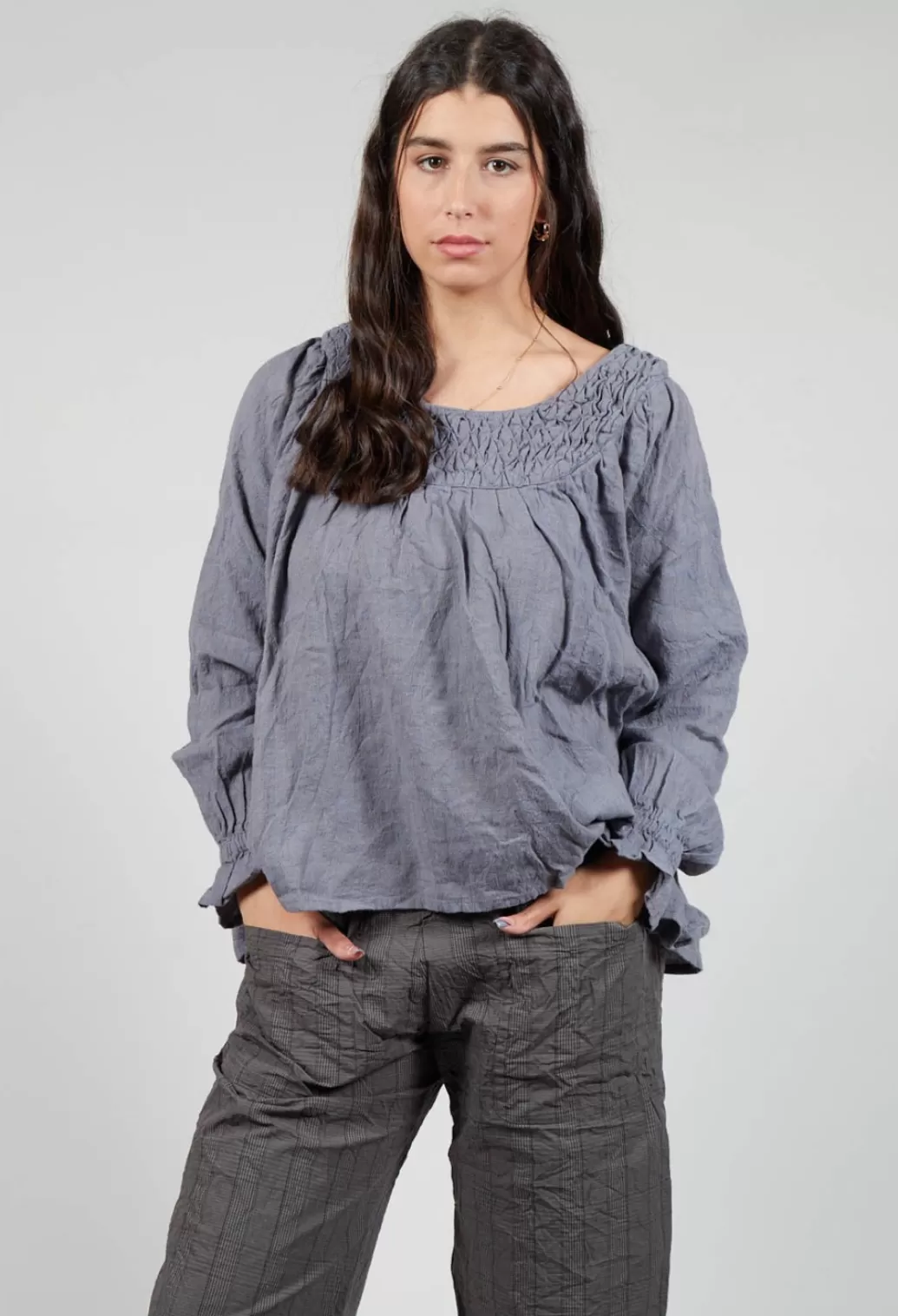 Shirts & Blouses^Ewa I Walla Gail Blouse In Dim Grey