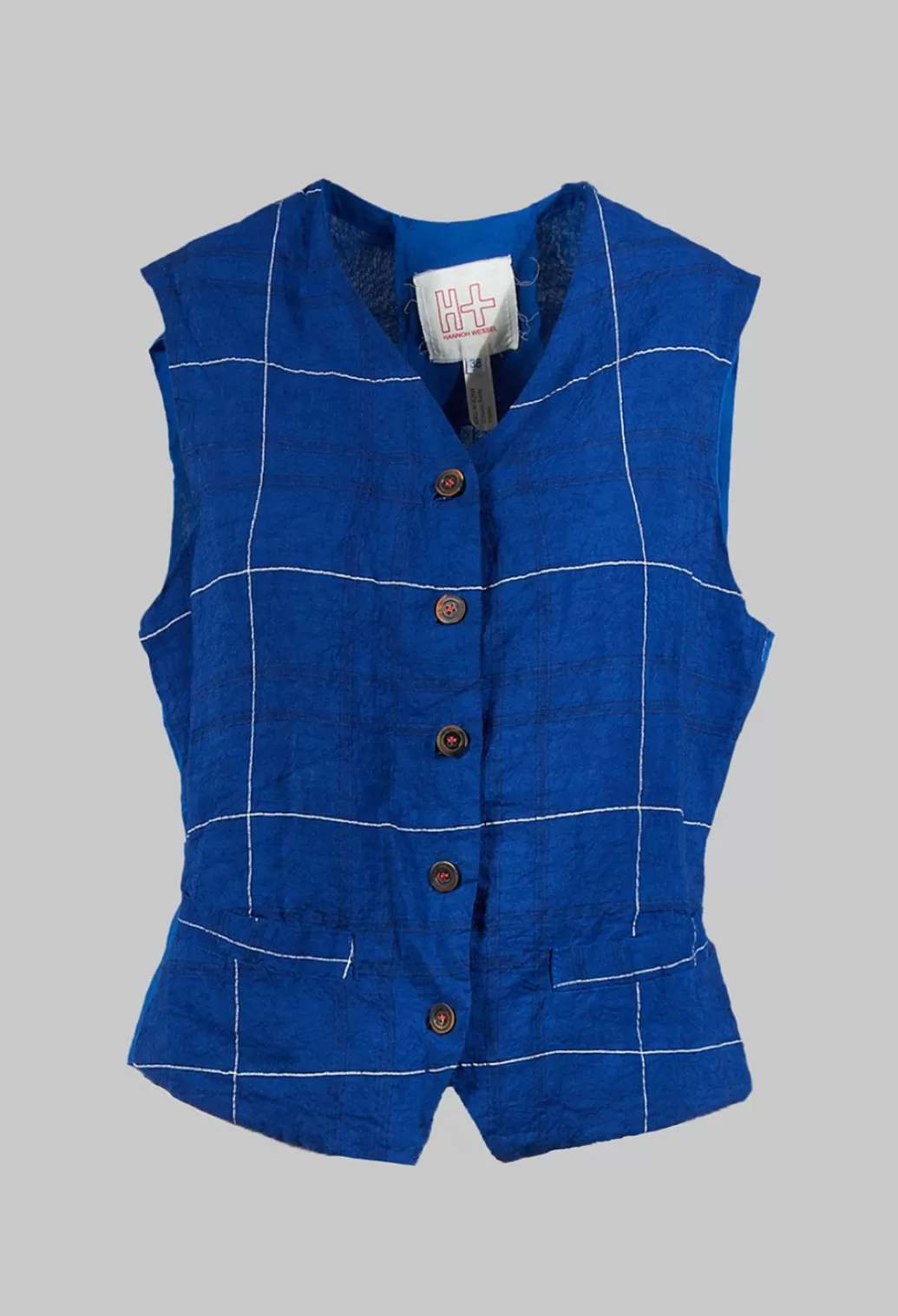 Coats^Hannoh Wessel Gilet Gemma In Blue Check