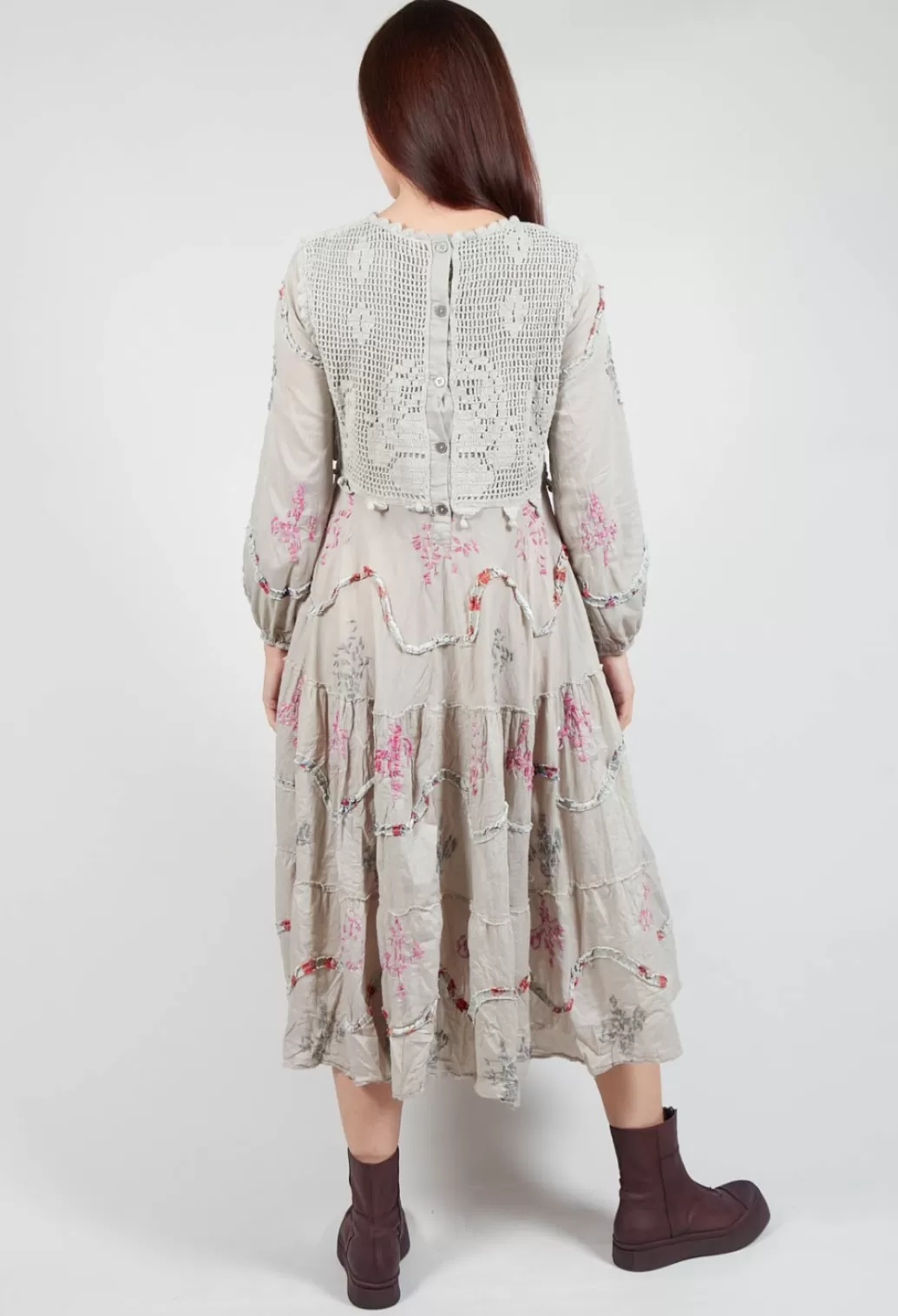 Dresses^Ewa I Walla Gven Dress In Original Embroidered Voile