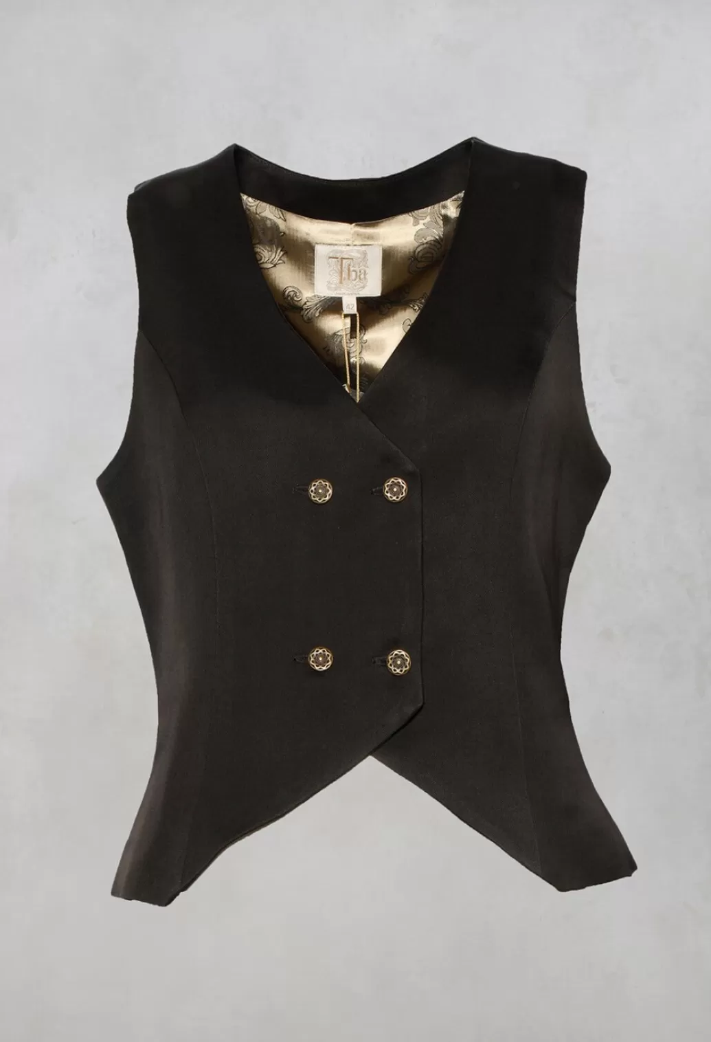 Jackets^T.ba Gypsy Waistcoat In Black