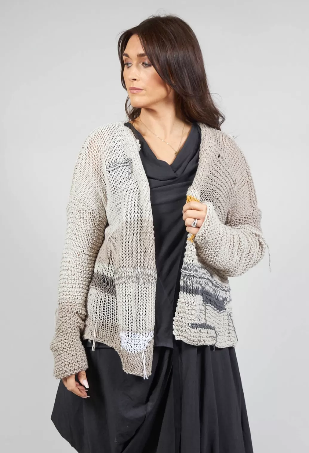 Cardigans^Umit Unal Hand Knitted Cardigan In Light Beige