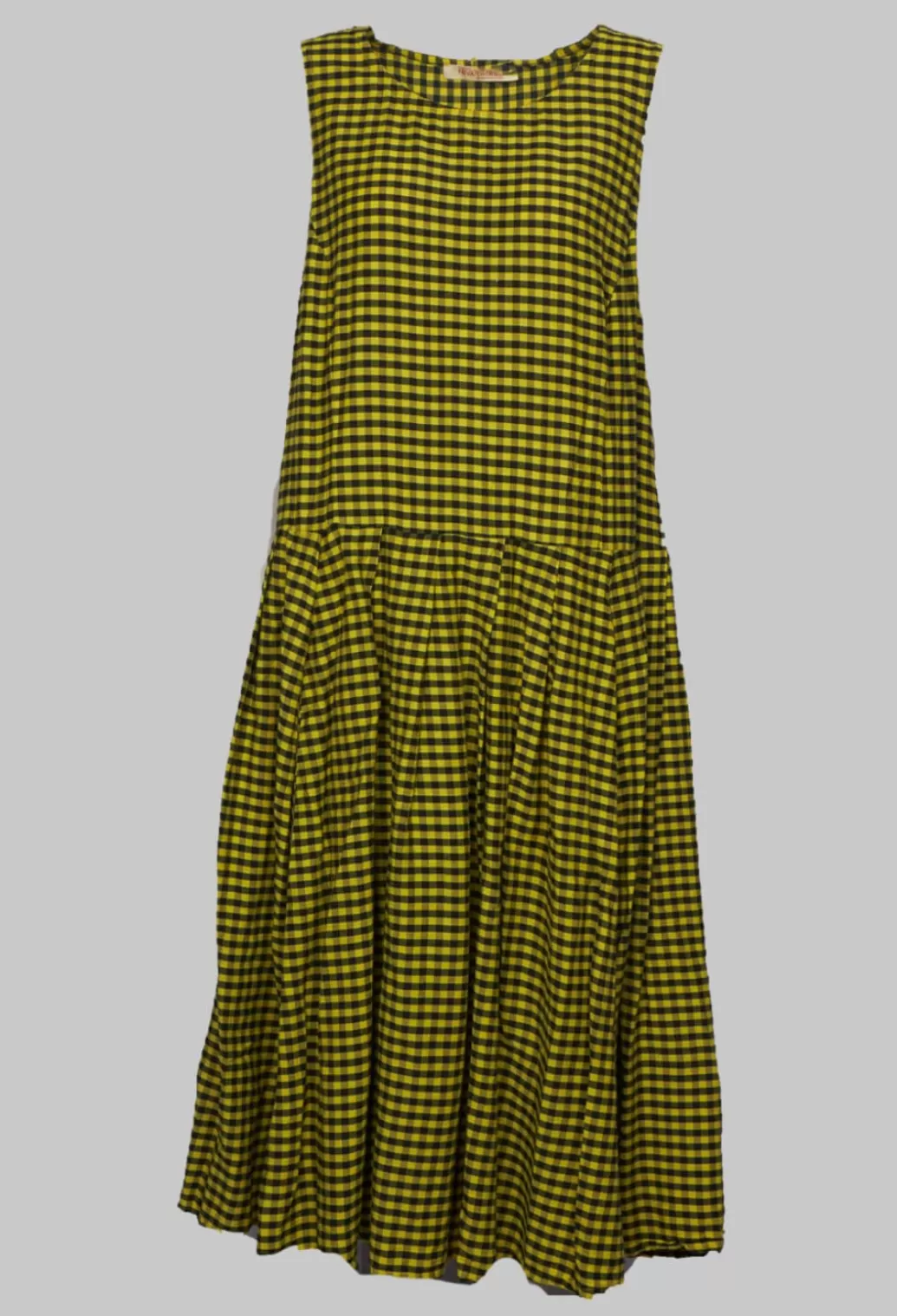 Dresses^Privatsachen Herschneller Dress In Ingwer Yellow And Black Check