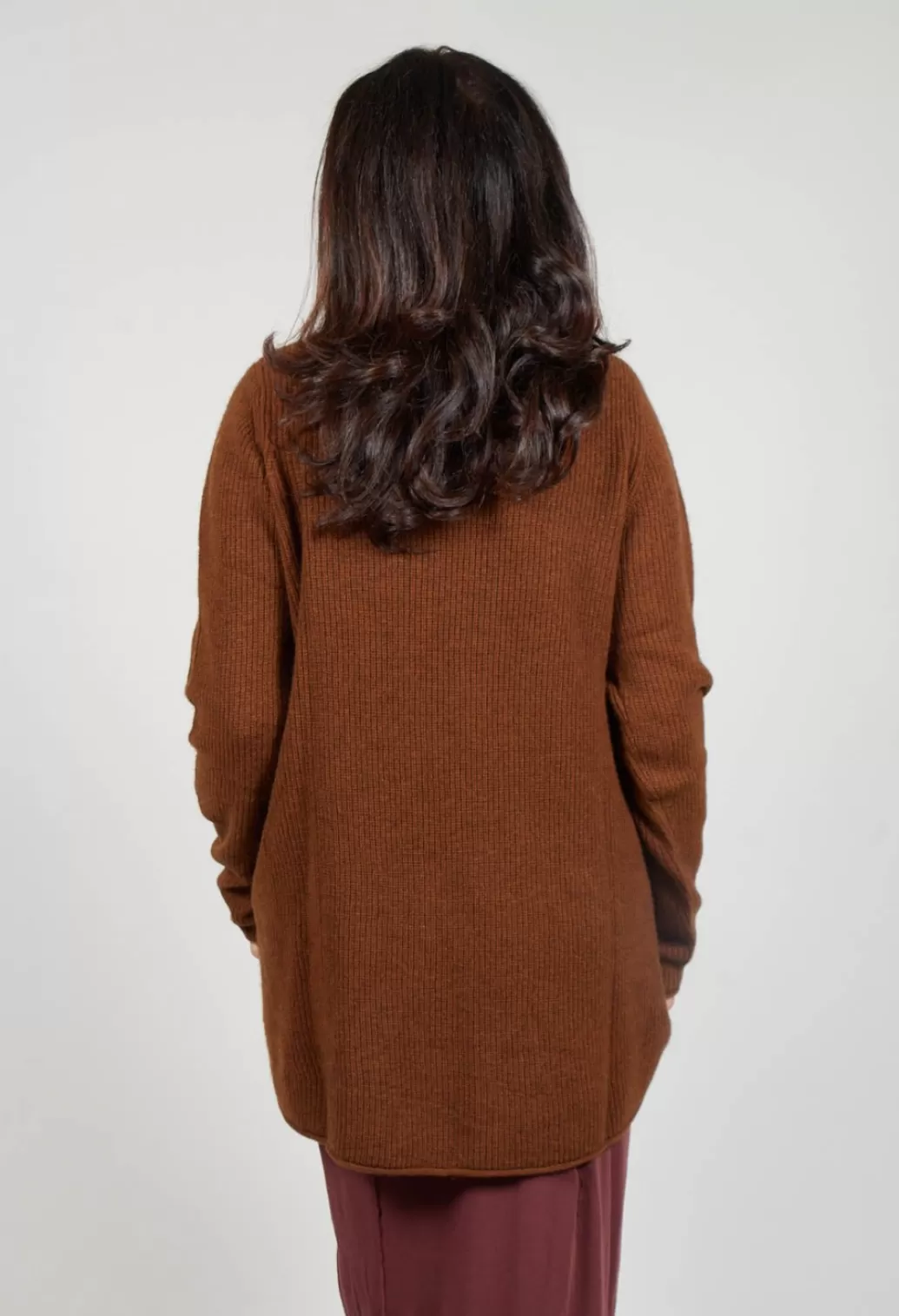 Jumpers^Rundholz Black Label High Neck Jumper In Brick Faux