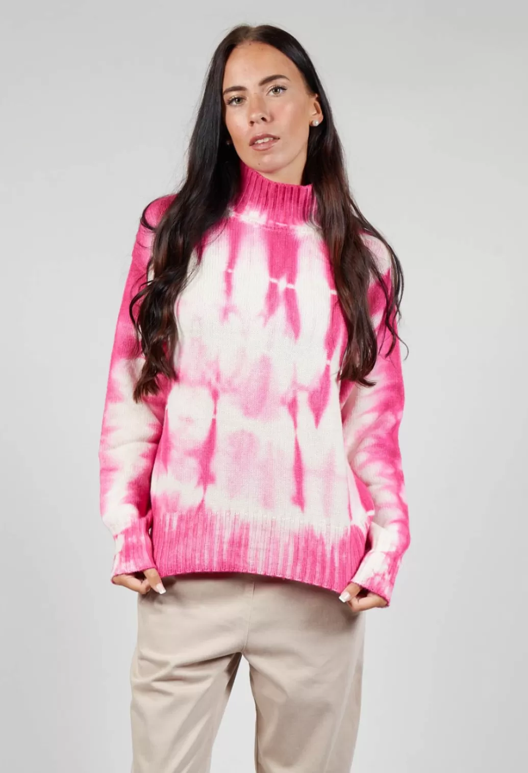 Jumpers^M J Watson High Neck Jumper In Pink