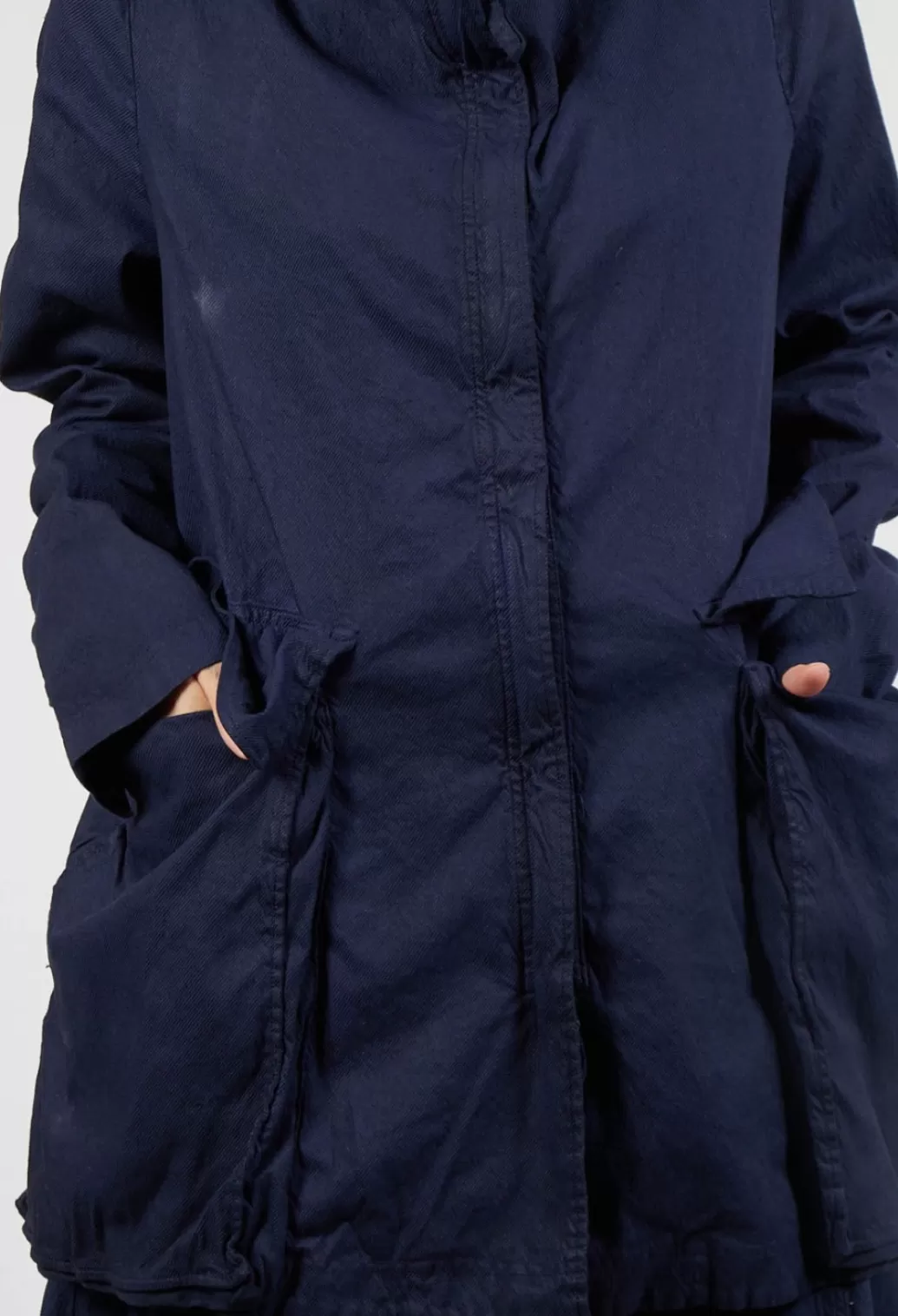 Jackets^Rundholz Dip High Neck Wide Fit Jacket With Statement Pockets In Grape