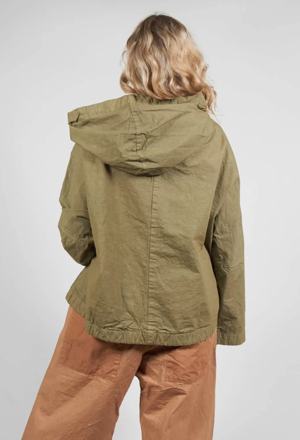 Jackets^Album Di Famiglia Hooded Jacket Cc In Khaki