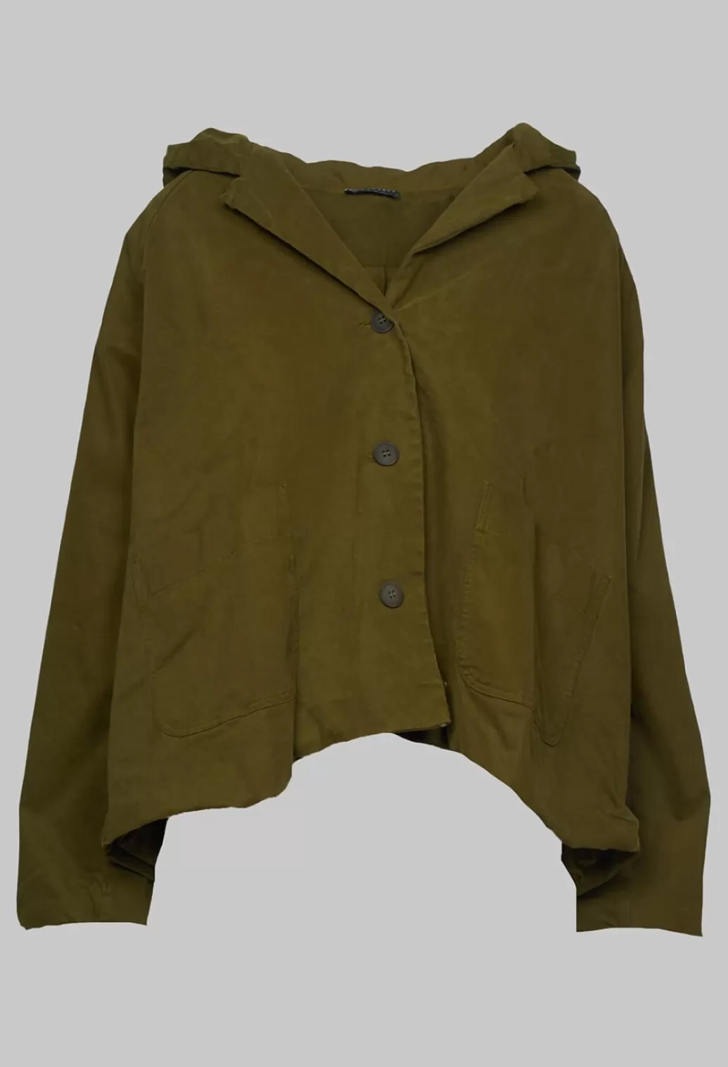 Jackets^Aequamente Hooded Jacket In Oliva