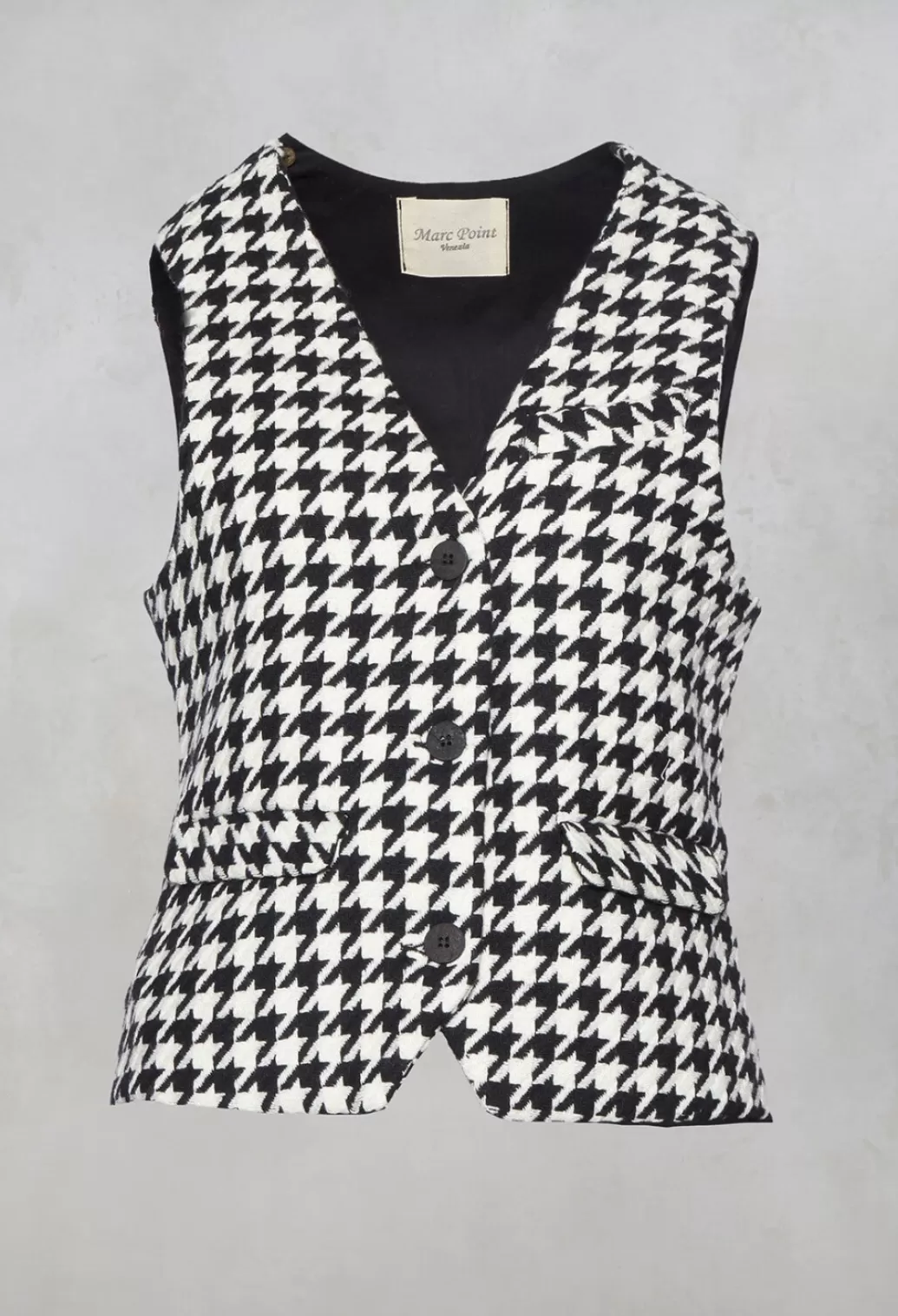 Jackets^Marc Point Hounds Tooth Printed Waistcoat In 1000