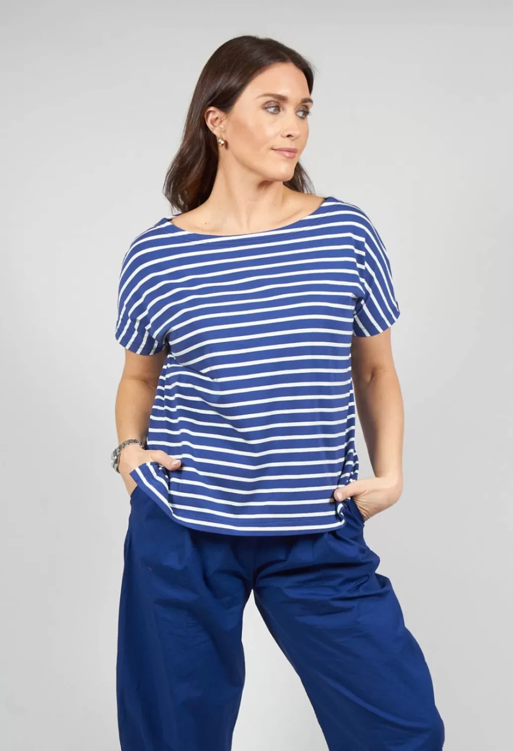 Shirts & Blouses^Mama B Ibisco R Stripe T-Shirt In Officina